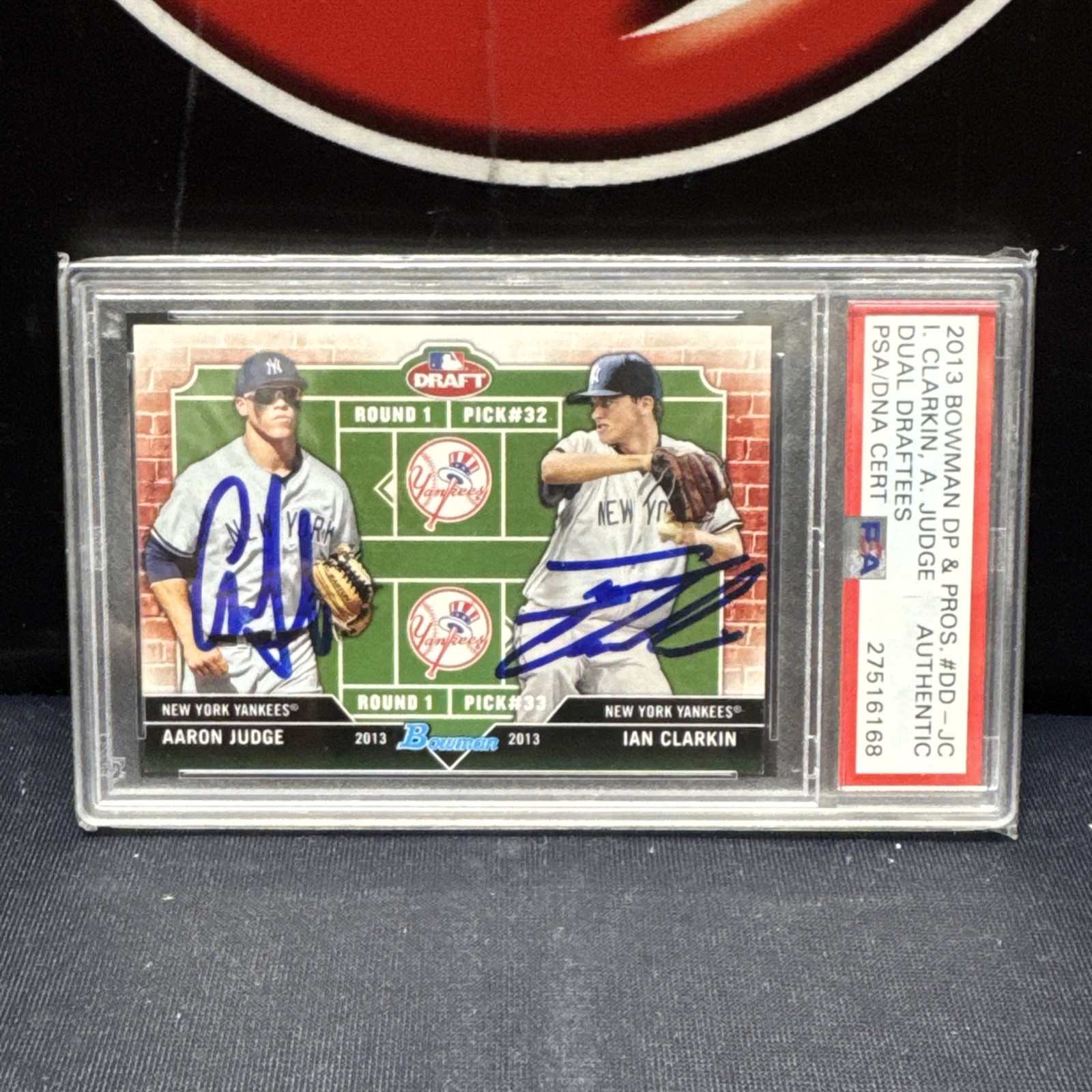 2013 Aaron Judge Ian Clarkin Bowman Draft Draft Dual Draftee PSA Authentic 2013 Aaron Judge Ian Clarkin Bowman Draft Draft Dual Draftee PSA Authentic