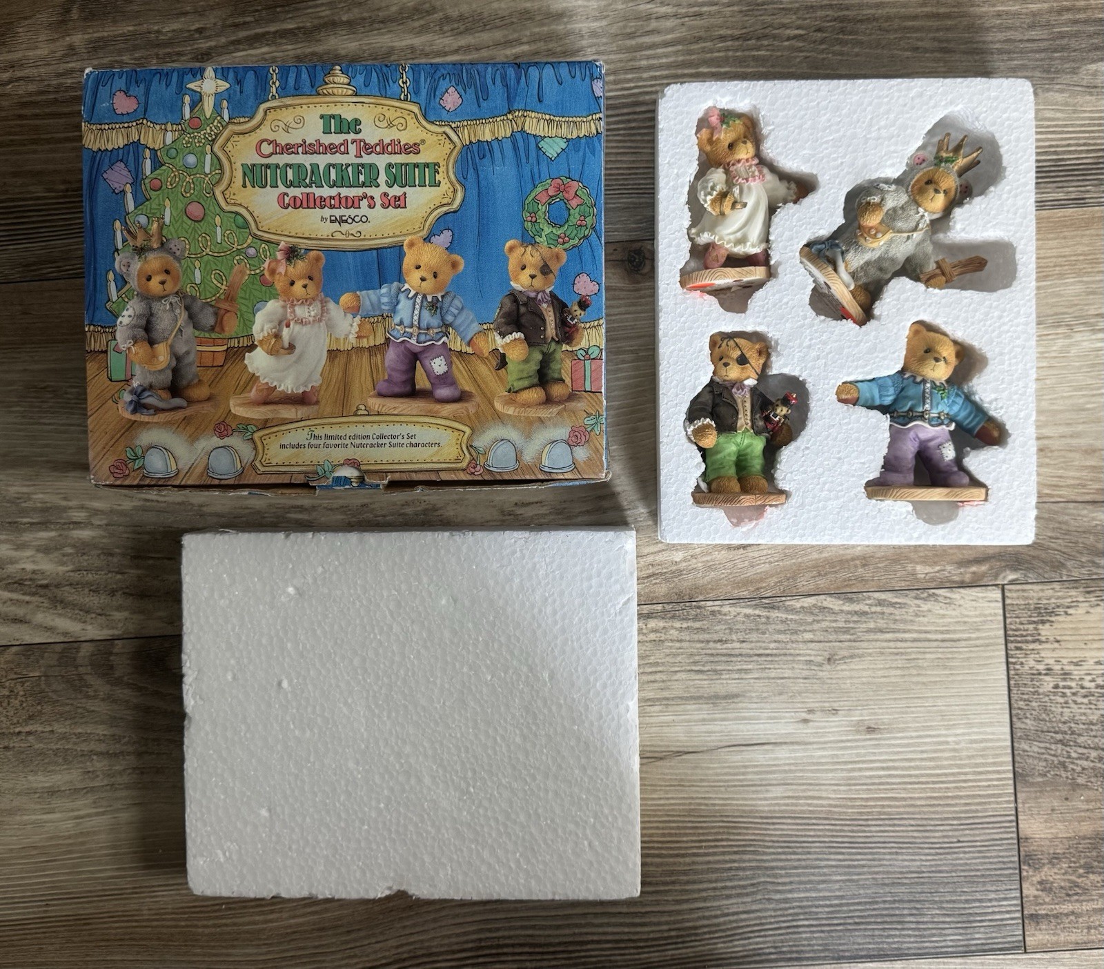 VINTAGE 1997 Enesco Cherished Teddies Nutcracker Suite Collectors Set w/Box VINTAGE 1997 Enesco Cherished Teddies Nutcracker Suite Collectors Set w/Box