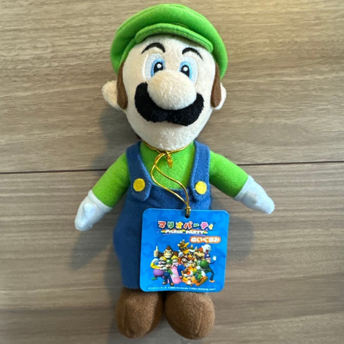 Nintendo Mario Party 5 Luigi Plush Doll San-ei 2003 Vintage Tagged Mint Rare Nintendo Mario Party 5 Luigi Plush Doll San-ei 2003 Vintage Tagged Mint Rare
