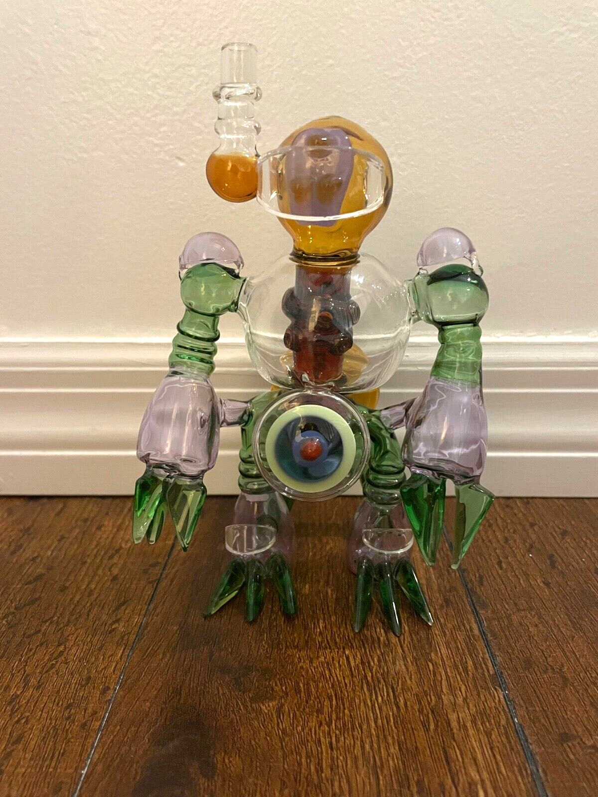 8” Premium Glass Water Pipe Megatron Alien Robot 14mm