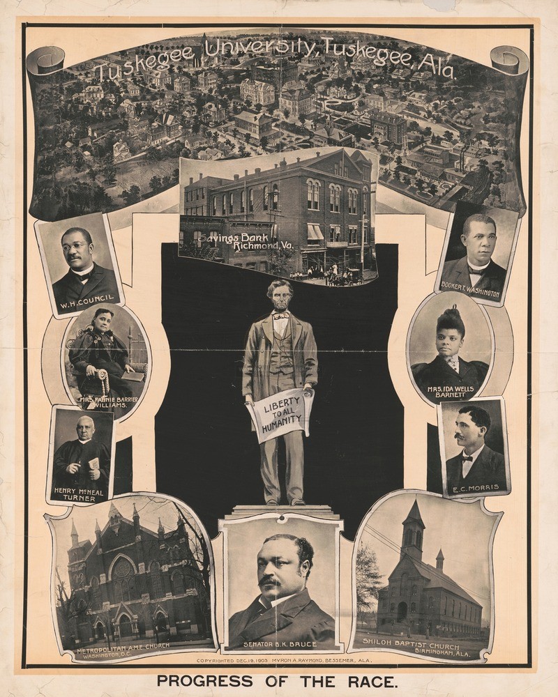 Progress of the Race Tuskegee University Alabama 1903 8x10 Print HT51341146