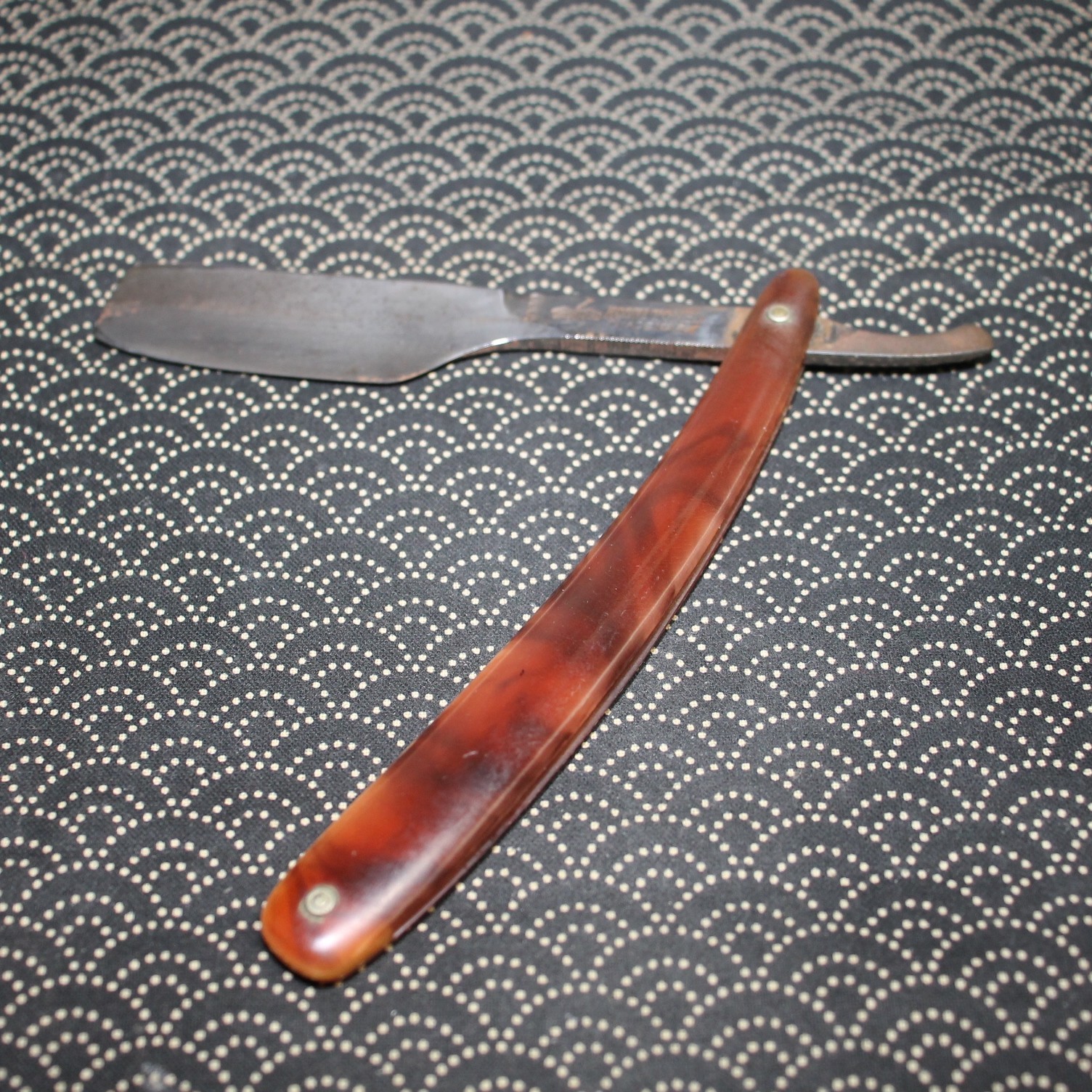 VTG ~1970s HOSHITOMBO #6000 Tokyo Riki co, Japanese Straight Razor Japan c973 b VTG ~1970s HOSHITOMBO #6000 Tokyo Riki co, Japanese Straight Razor Japan c973 b