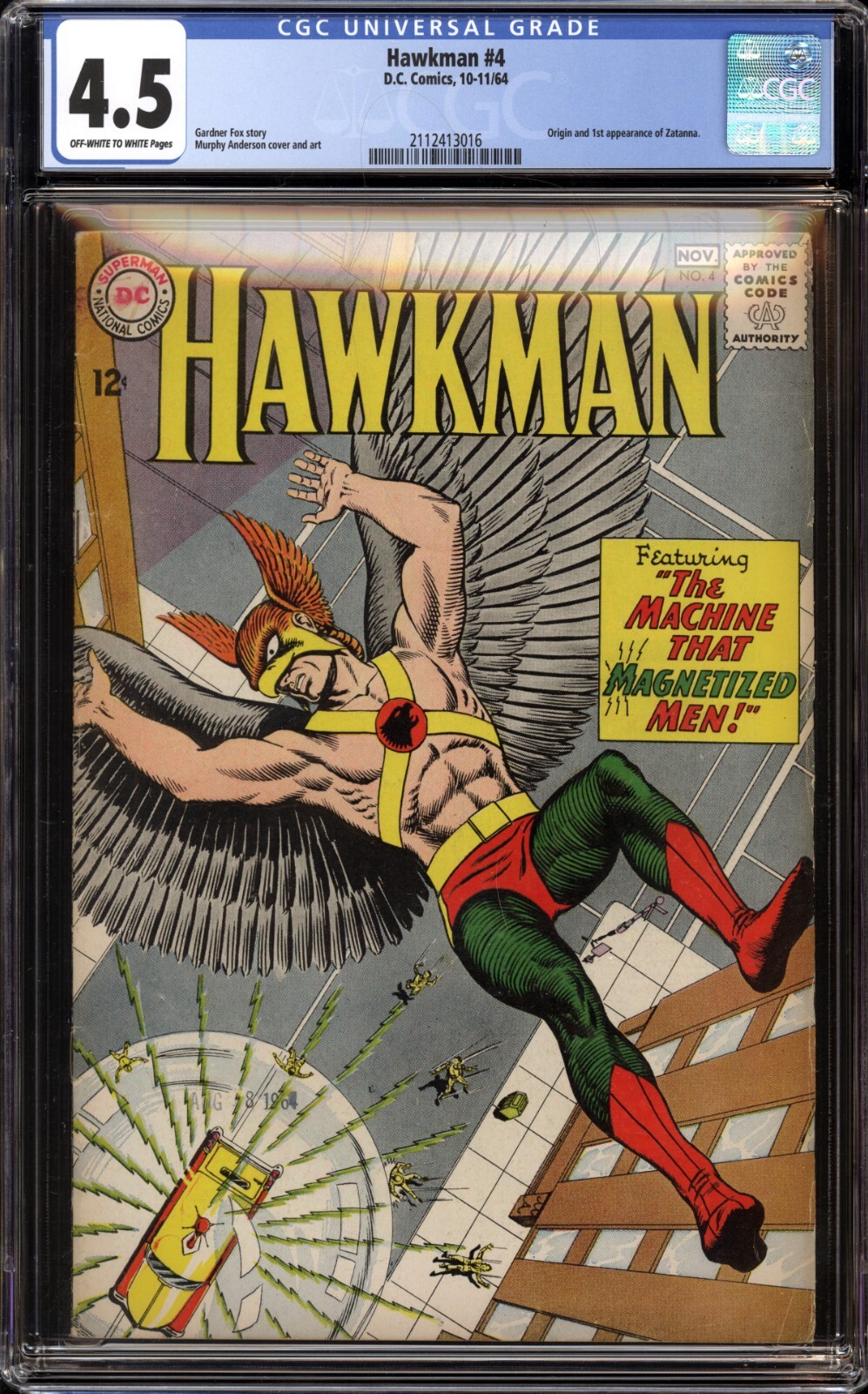 Hawkman #4 CGC 4.5 First appearance Zatanna James Gunn Movie TheGradedComic Hawkman #4 CGC 4.5 First appearance Zatanna James Gunn Movie TheGradedComic