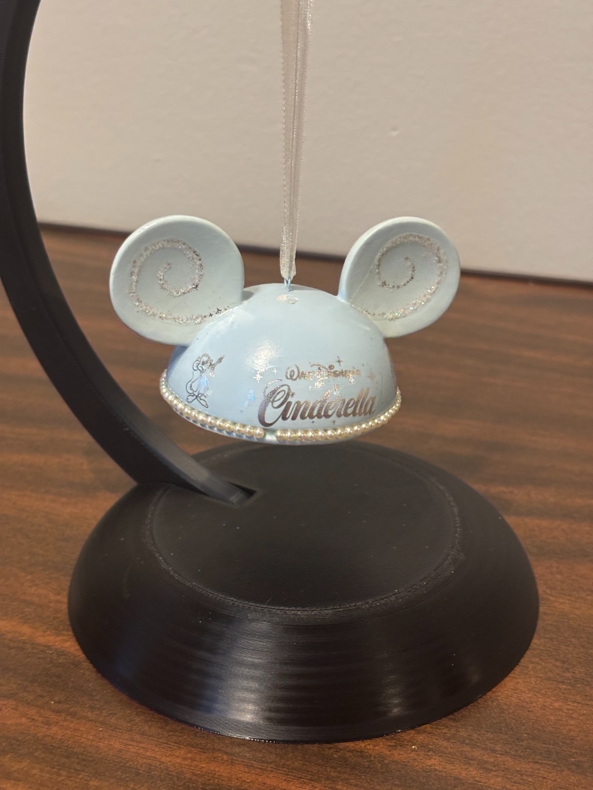 Walt Disney Parks Cinderella Mickey Ear Hat Christmas Ornament Rare Walt Disney Parks Cinderella Mickey Ear Hat Christmas Ornament Rare