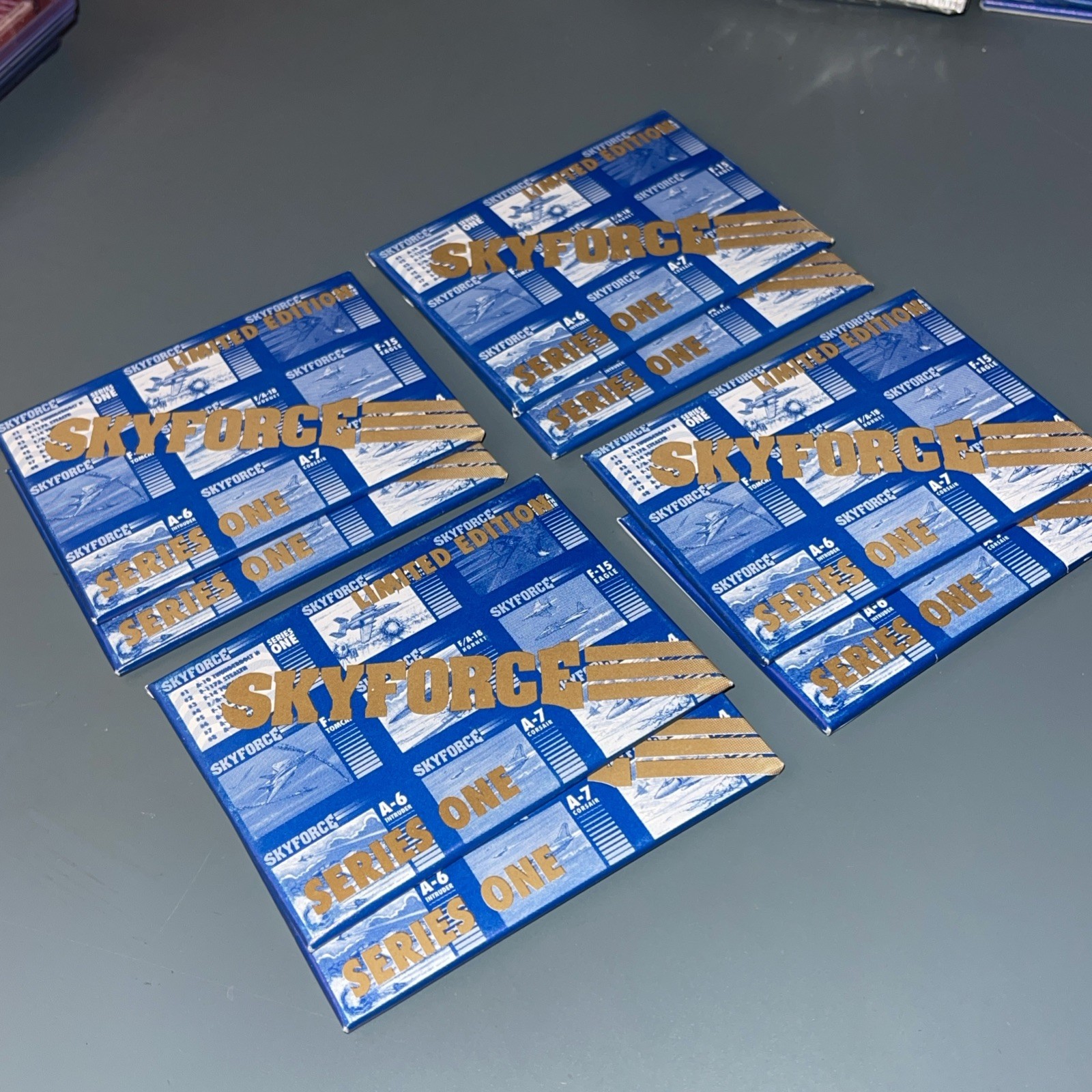 1991 Crown Sports Skyforce Series 1 Trading Card Set (8) Sealed /15000 - Vintage 1991 Crown Sports Skyforce Series 1 Trading Card Set (8) Sealed /15000 - Vintage