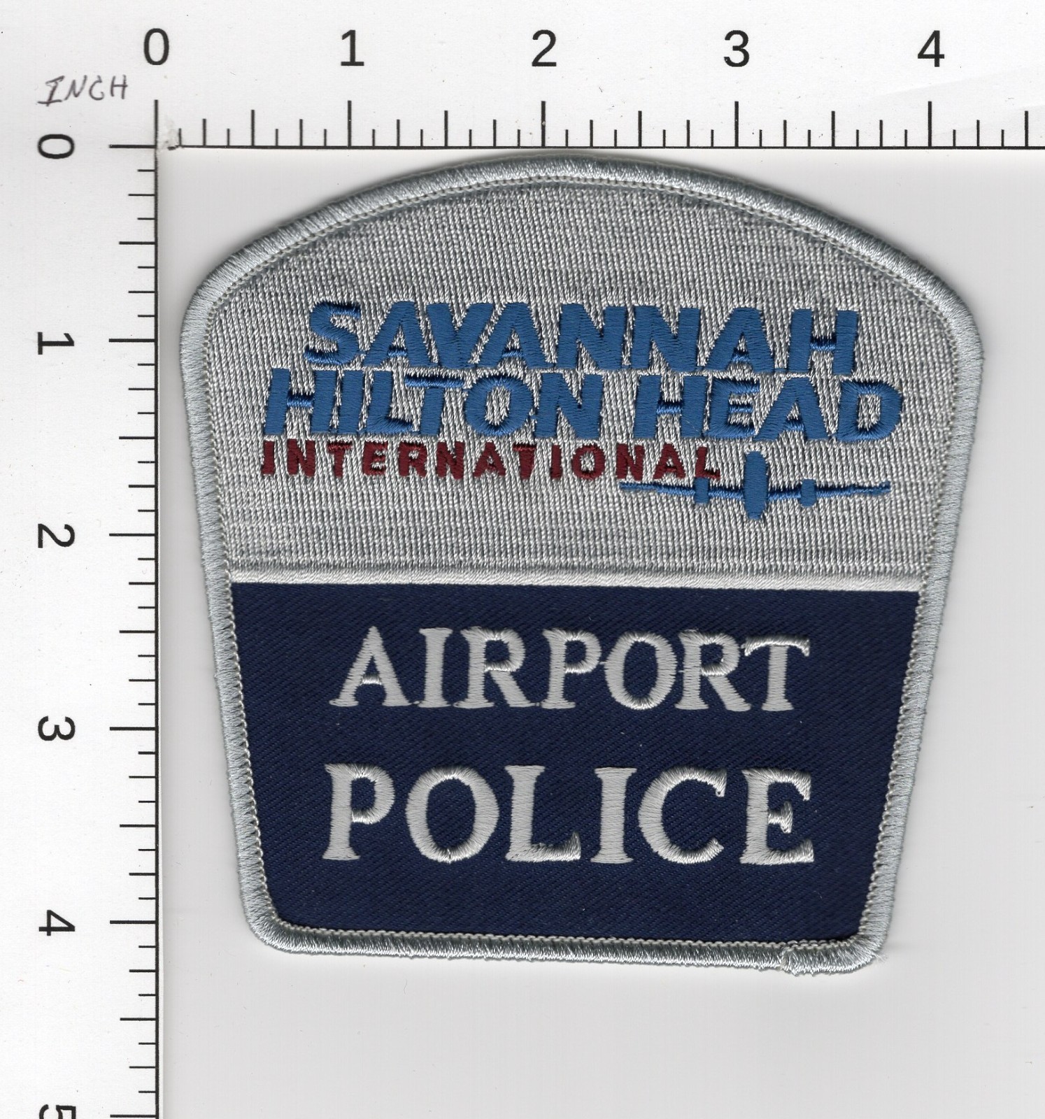 SAVANNAH HILTON HEAD INTERNATIONAL  AIRPORT  🛬 GEORGIA COLLECTIBLE POLICE PATCH