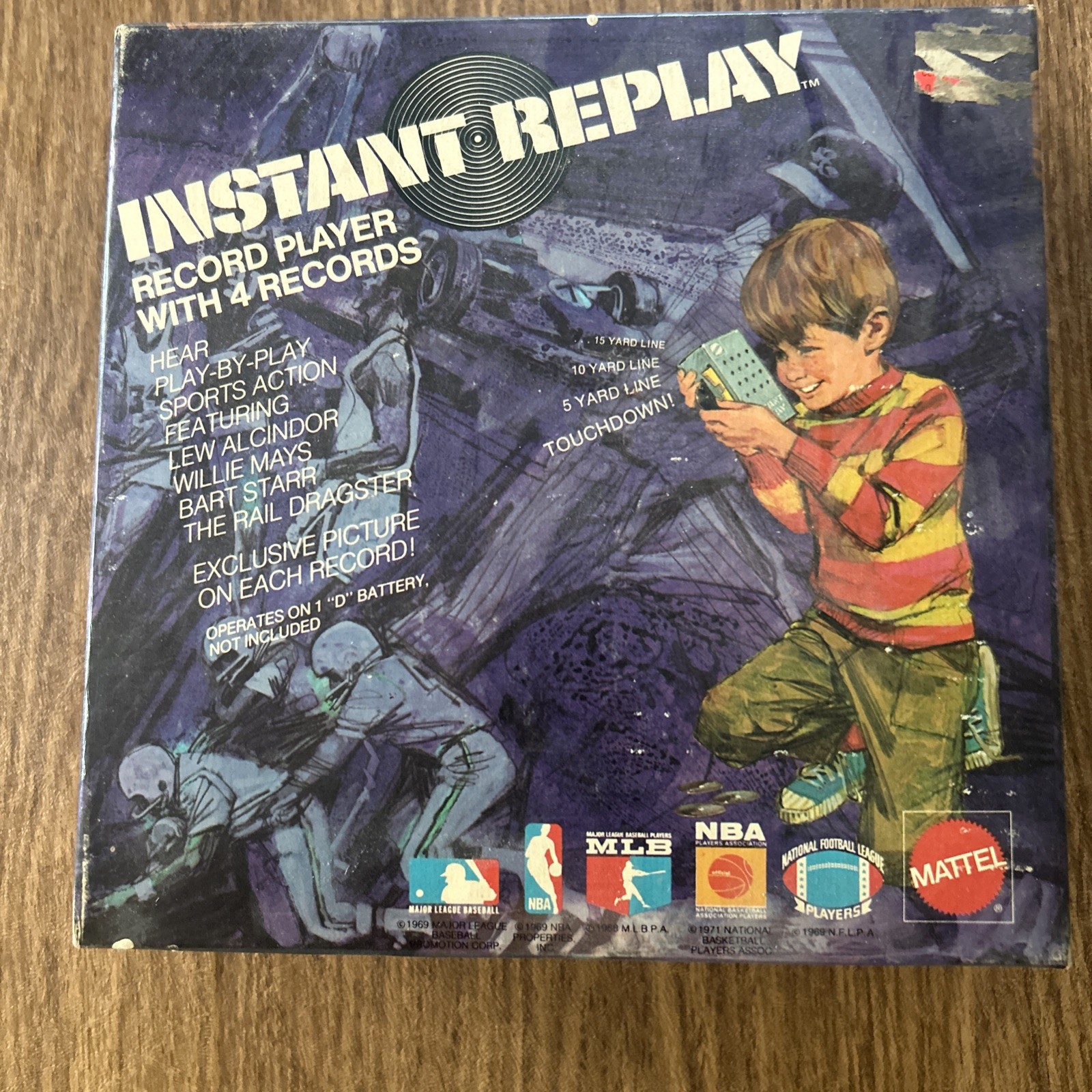 Vintage Instant Replay Recorder By Mattel W 4 Records. Willie Mays/Bart Star/++ Vintage Instant Replay Recorder By Mattel W 4 Records. Willie Mays/Bart Star/++