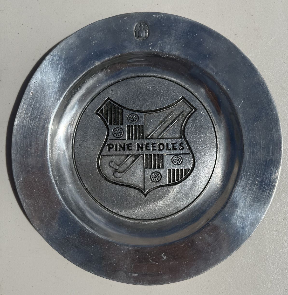 Vintage 1960s-70s Pine Needles Golf Club Wilton RWP Award Plate NC 10.25