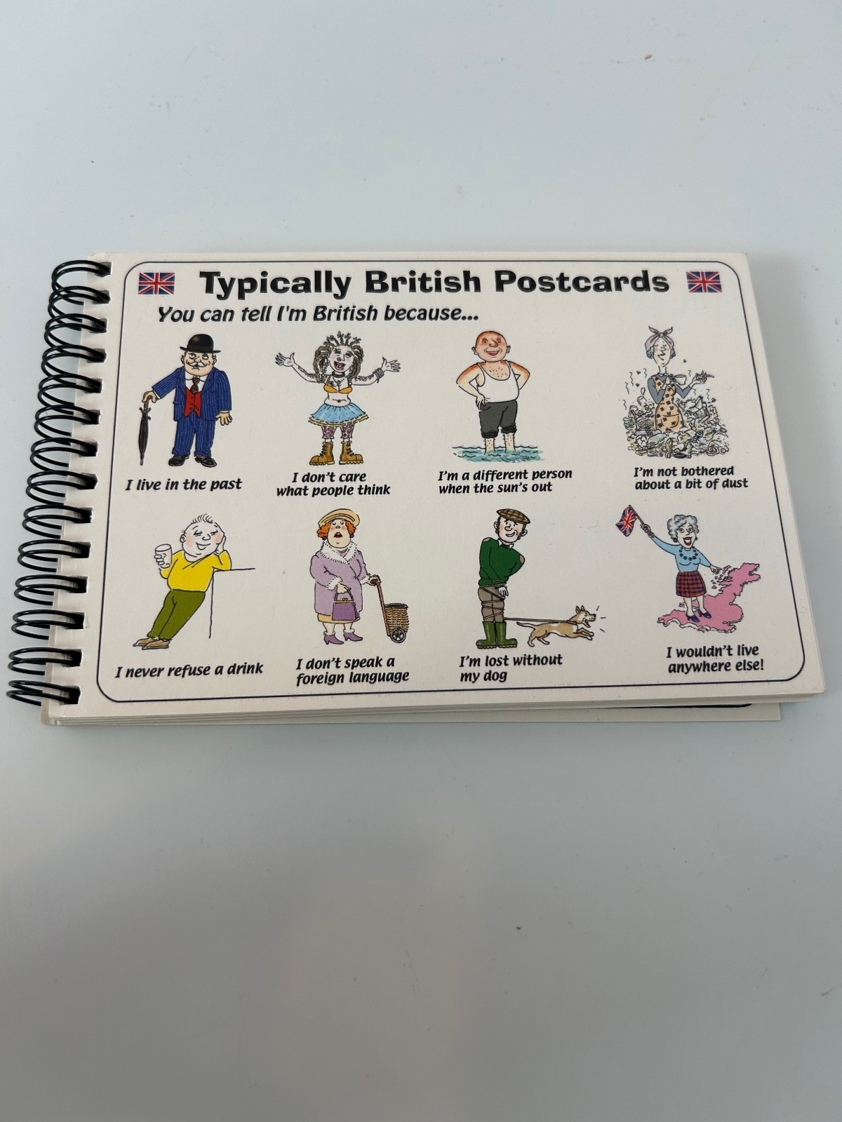 Typically British Postcards booklet Typically British Postcards booklet