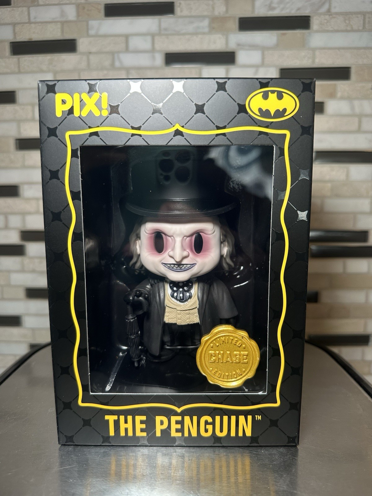 Thrilljoy Pix Batman The Penguin Limited Edition Chase Vinyl Figure Collectible Thrilljoy Pix Batman The Penguin Limited Edition Chase Vinyl Figure Collectible