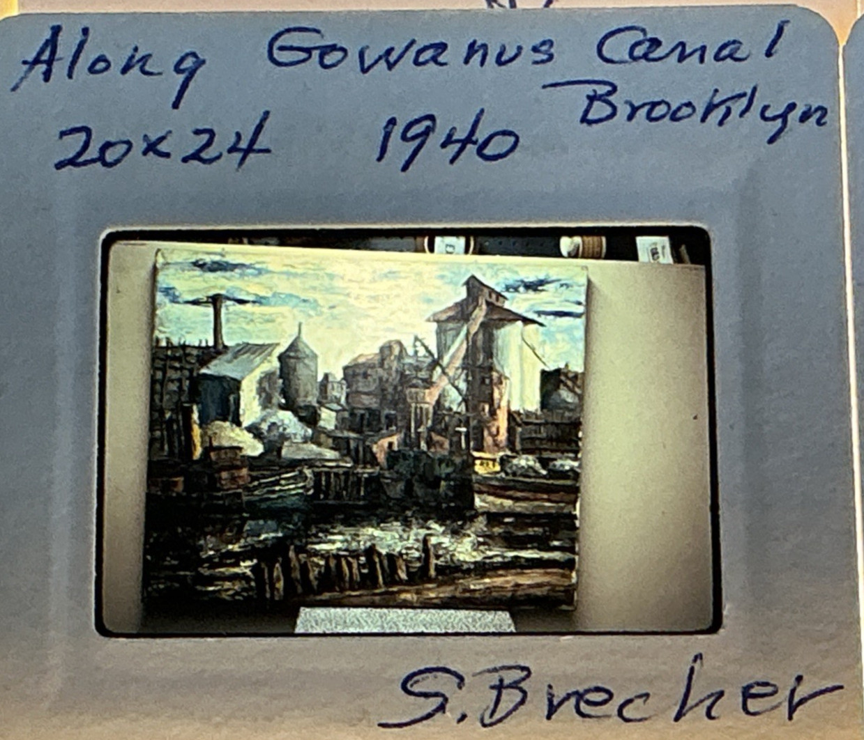 SAMUEL BRECHER (1897-1982) 150 35mm Slides Artist Annotated Inventory Catalogue SAMUEL BRECHER (1897-1982) 150 35mm Slides Artist Annotated Inventory Catalogue