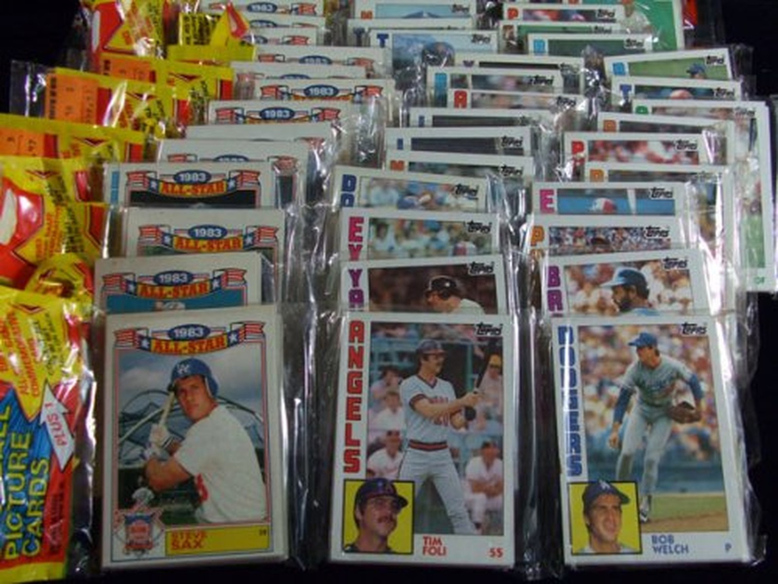 1984 Topps Baseball Cards - RACK Pack (1 Pack of 54 Cards + 1983 All Star Card) 1984 Topps Baseball Cards - RACK Pack (1 Pack of 54 Cards + 1983 All Star Card)