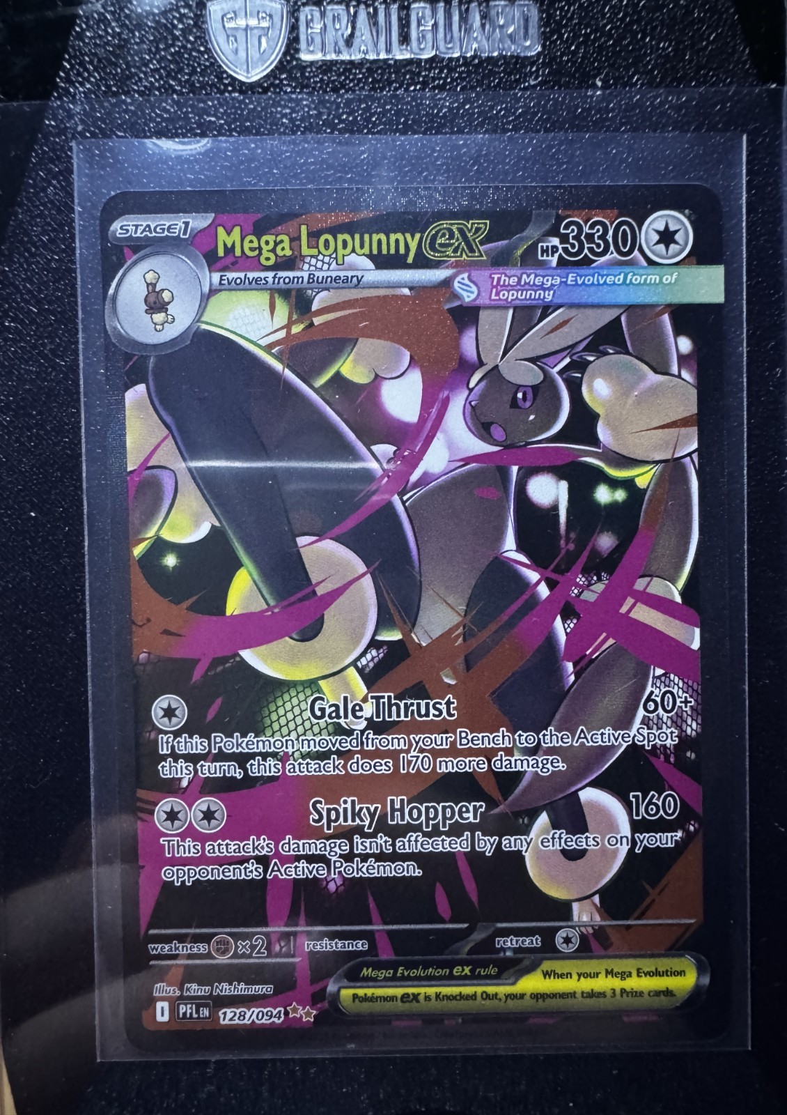 Pokemon Mega Lopunny ex 128/094 | Phantasmal Flames | SIR | NM Pokemon Mega Lopunny ex 128/094 | Phantasmal Flames | SIR | NM