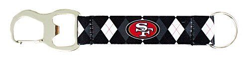 PSG NFL San Francisco 49ers Tailgate Buddy - Strap Keychain with Bottle Opener