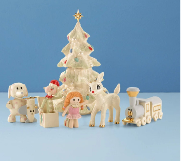 2026 Lenox Rudolph The Red-Nosed Reindeer & The Misfit Toys 6-Piece Figurine Set