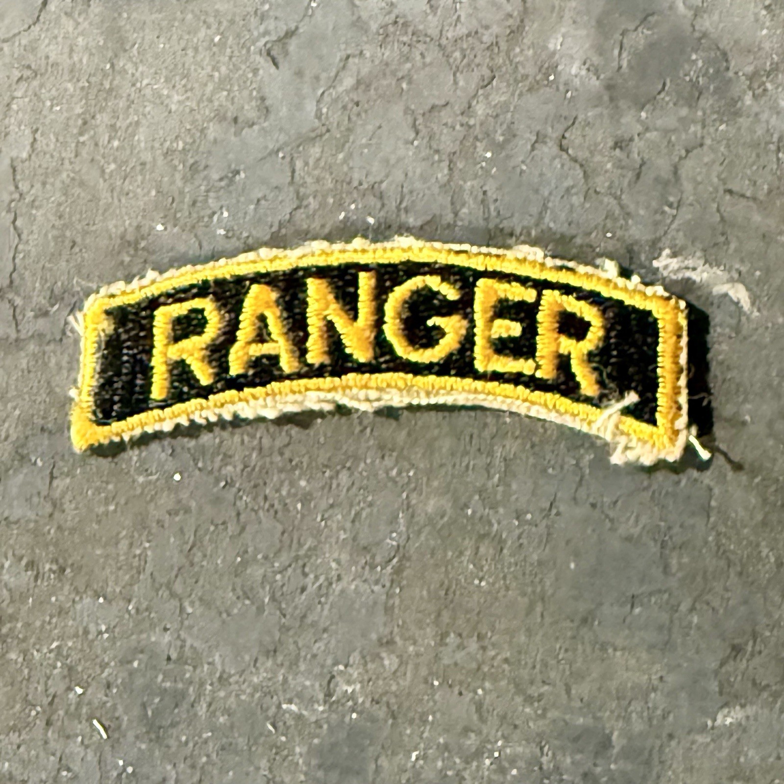Original Early Vietnam War US Army Ranger Tab Patch Original Early Vietnam War US Army Ranger Tab Patch
