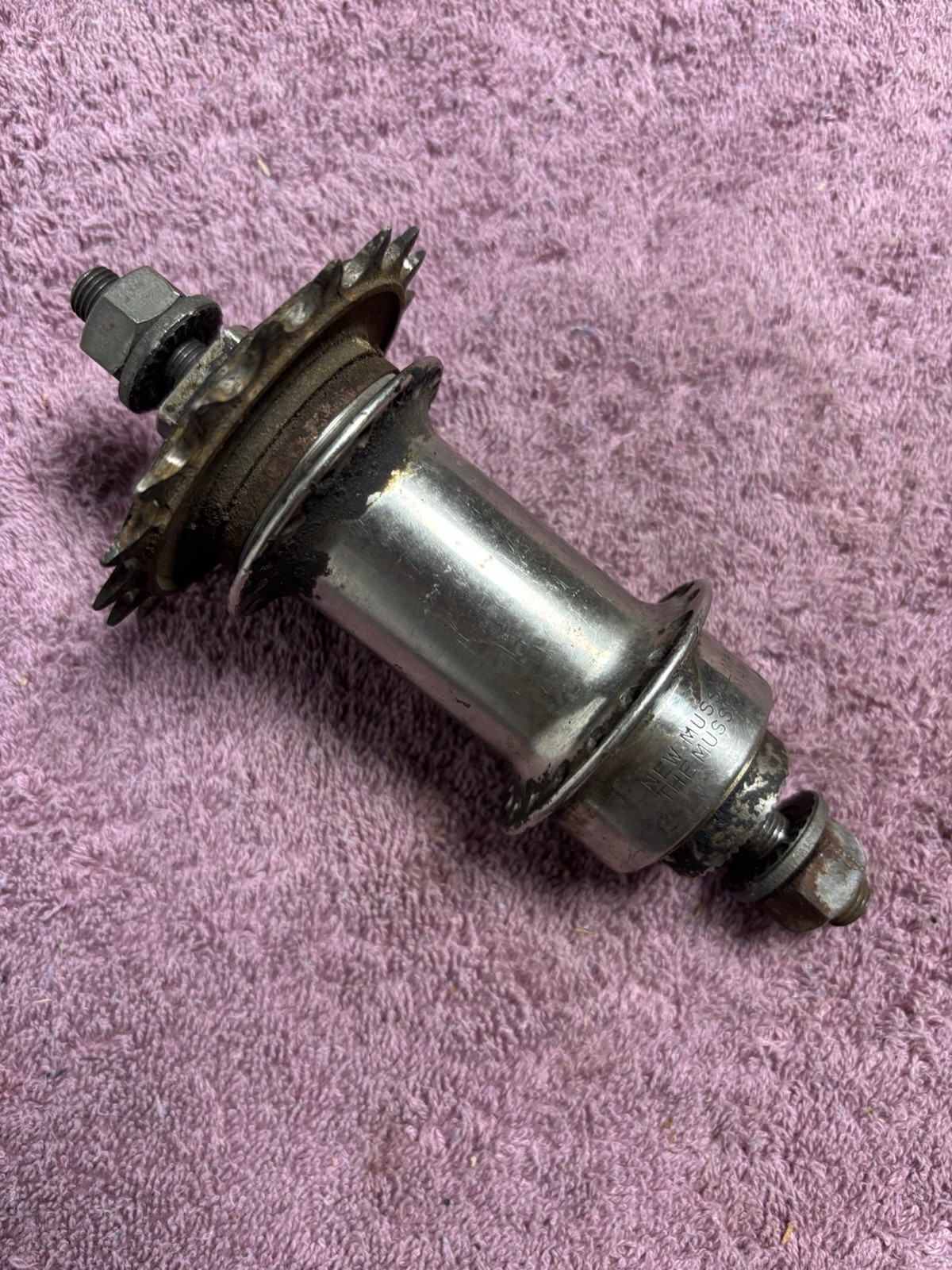 Antique 1900\'s Circa MUSSELMAN armless Coaster Brake 36 Hole Rear Hub
