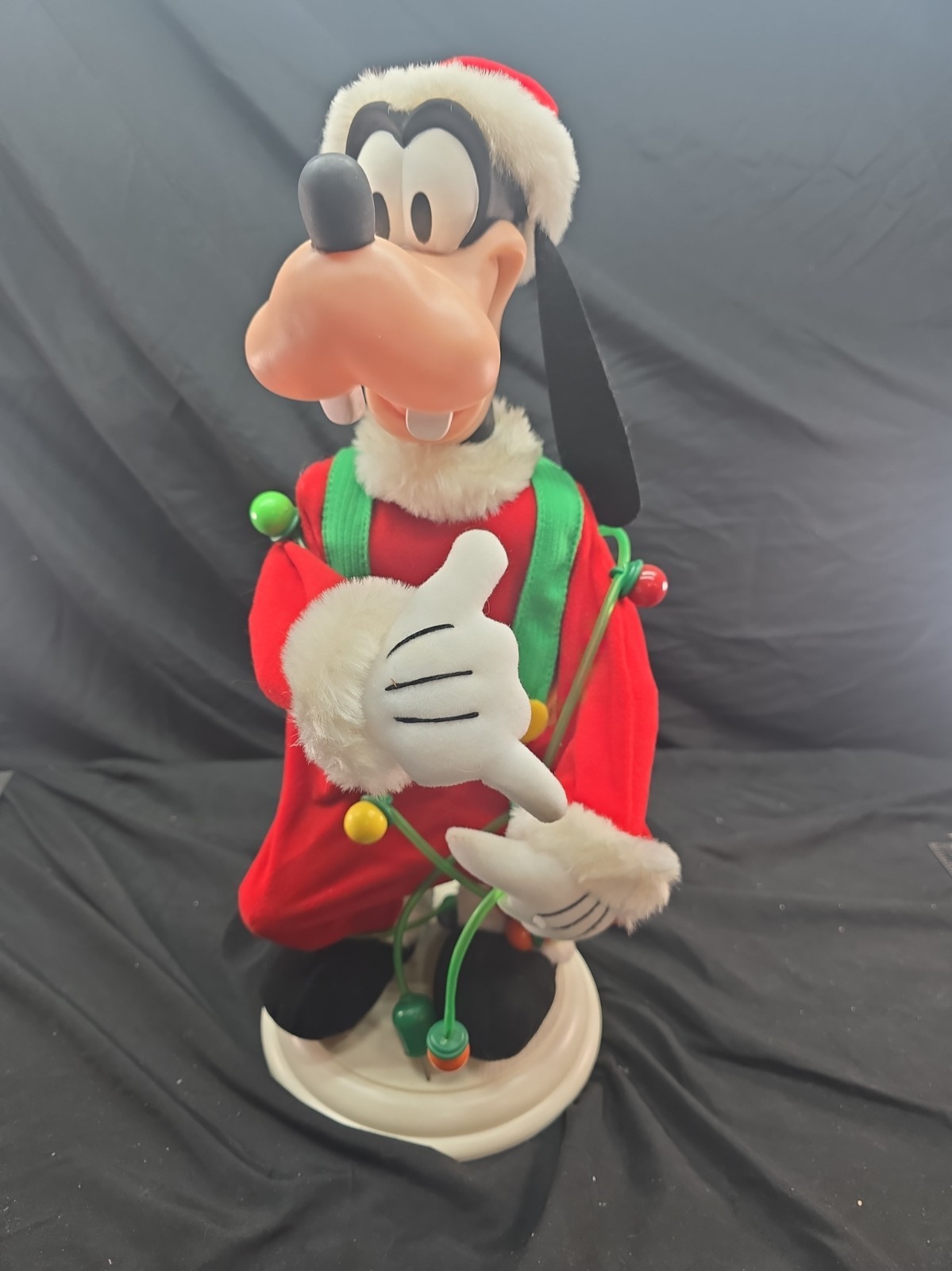 Santas Best Disney 1997 Goofy String Light Animated Motionette RARE Xmas Decor