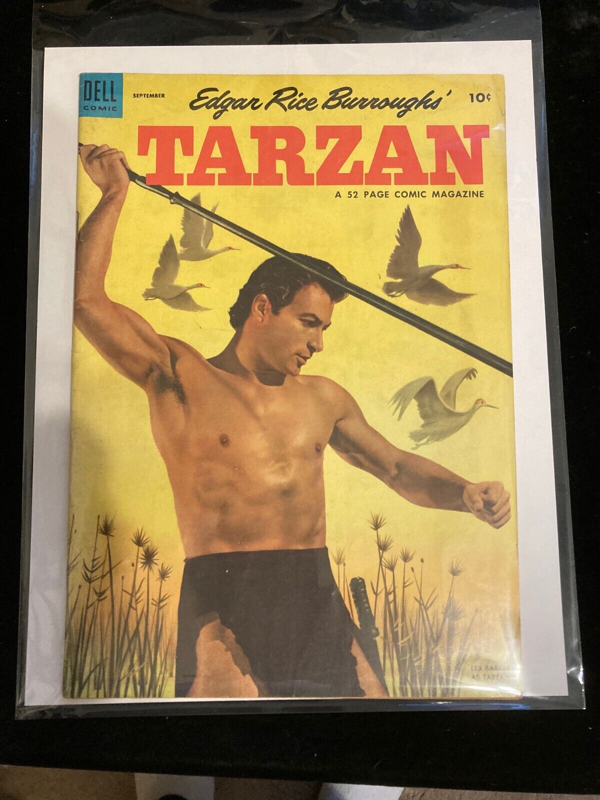 Tarzan 52 pg Comic magazine September 1953 VG cond (Yogi Berra NY on back cover)