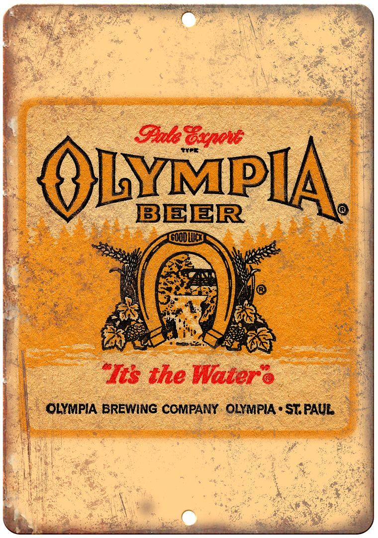 Olympia Beer St. Paul MN Man Cave Décor Vintage Ad Reproduction Metal Sign E135 Olympia Beer St. Paul MN Man Cave Décor Vintage Ad Reproduction Metal Sign E135