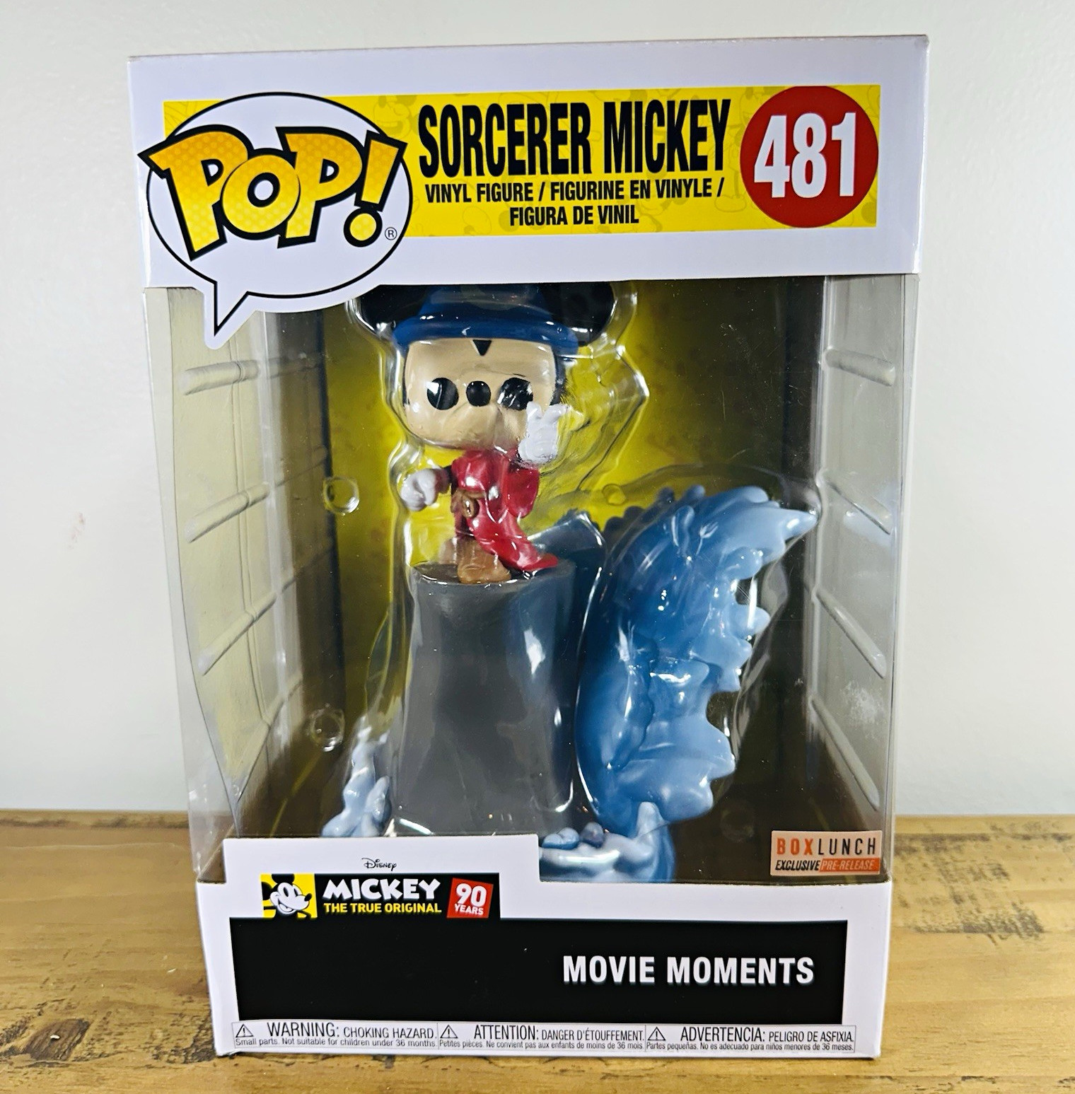 Funko POP Disney Movie Moments Sorcerer Mickey Mouse #481 BoxLunch 2018 6\ Funko POP Disney Movie Moments Sorcerer Mickey Mouse #481 BoxLunch 2018 6\