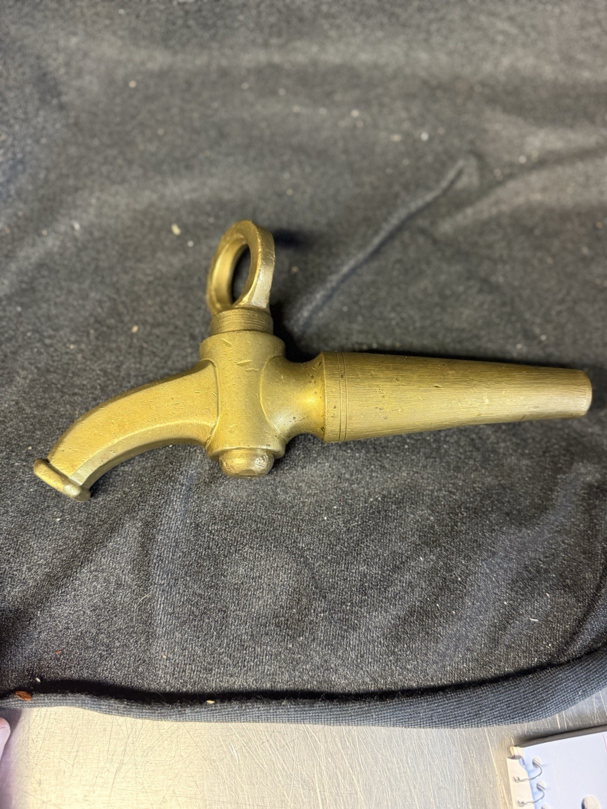 Vintage Heavy Brass Barrel Bung Spigot Keg Tap Beer Wine Cask Breweriana