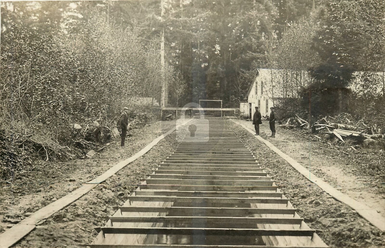 c1910 Auburn Washington Soos Creek Salmon Factory RPPC Photo Postcard COPY c1910 Auburn Washington Soos Creek Salmon Factory RPPC Photo Postcard COPY