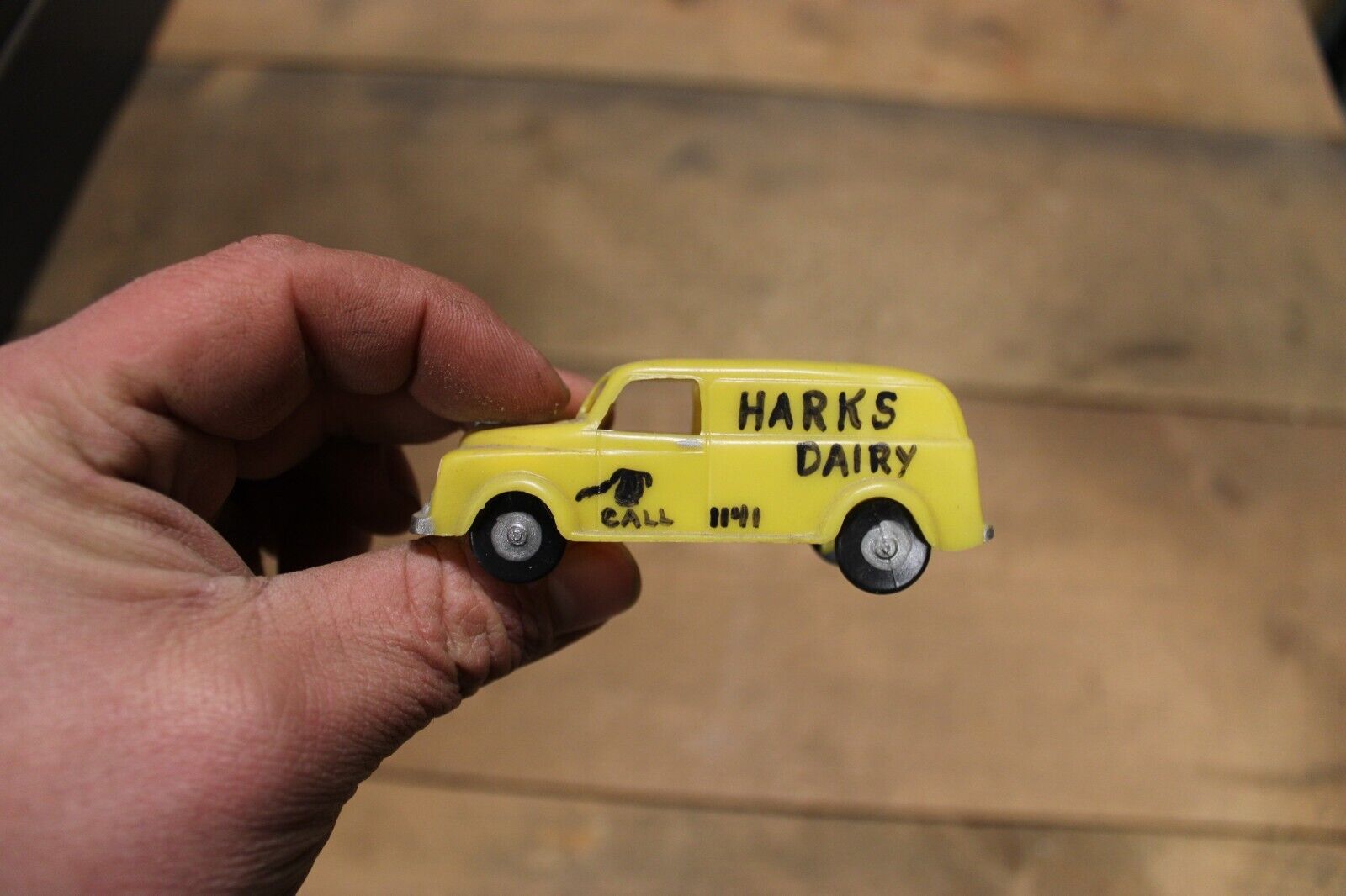 Vintage Hark\'s Dairy Plastic Milk Truck Delivery Van, Jefferson County, PA?