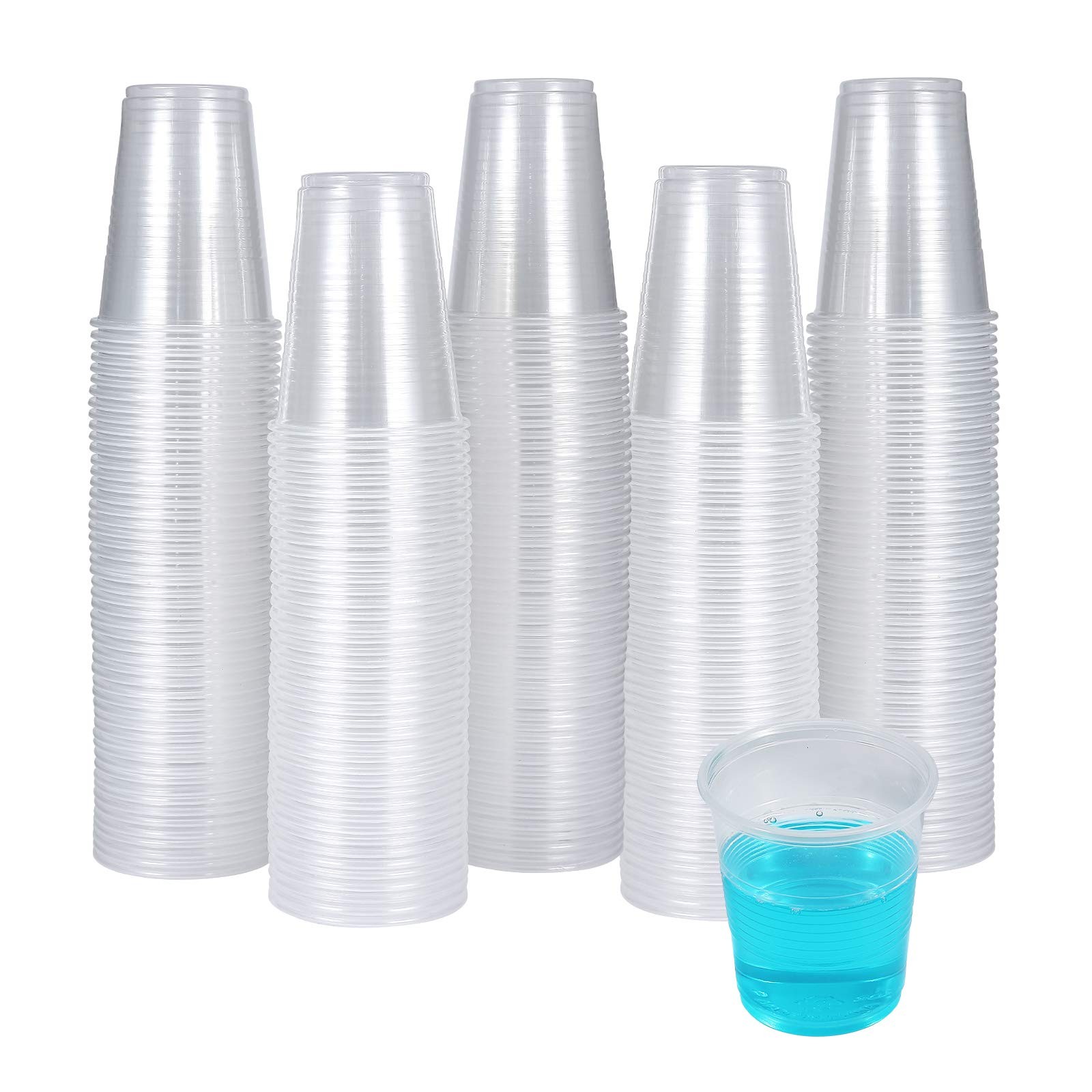 300 Pack 3 OZ Clear Plastic Cups,Disposable Bathroom 3oz, Transparent 300 Pack 3 OZ Clear Plastic Cups,Disposable Bathroom 3oz, Transparent
