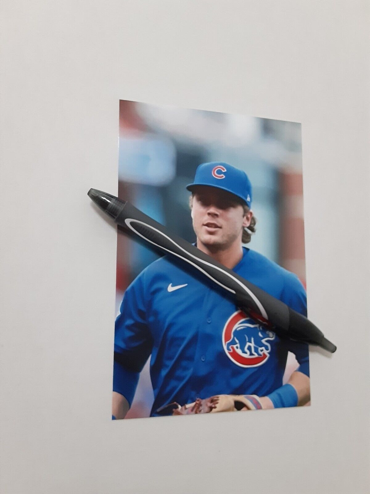 NICO HOERNER, CHICAGO CUBS, GLOSSY COLOR 4X6 PHOTO, BRAND NEW