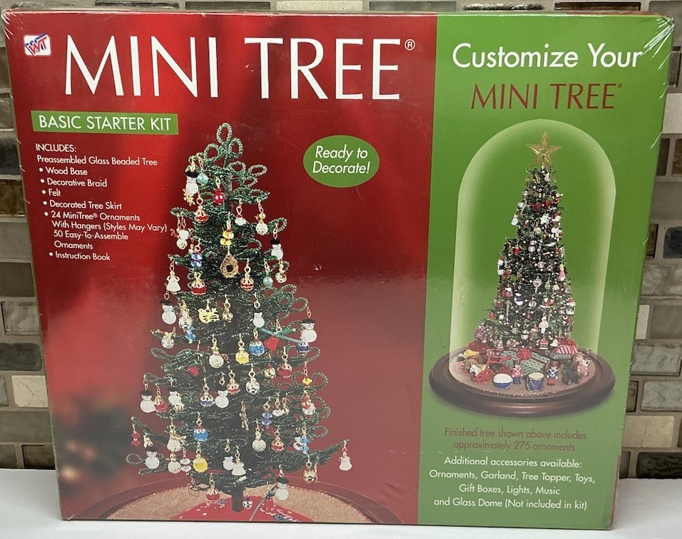 Westrim Glass Beaded Mini Christmas Tree Basic Starter Kit New Sealed 2003 Westrim Glass Beaded Mini Christmas Tree Basic Starter Kit New Sealed 2003