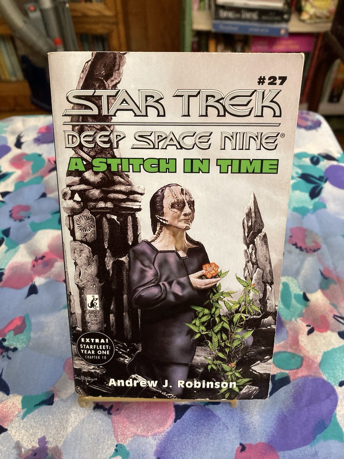 Pocket Books Star Trek Deep Space Nine #27 A Stitch in Time Paperback 2000 Pocket Books Star Trek Deep Space Nine #27 A Stitch in Time Paperback 2000