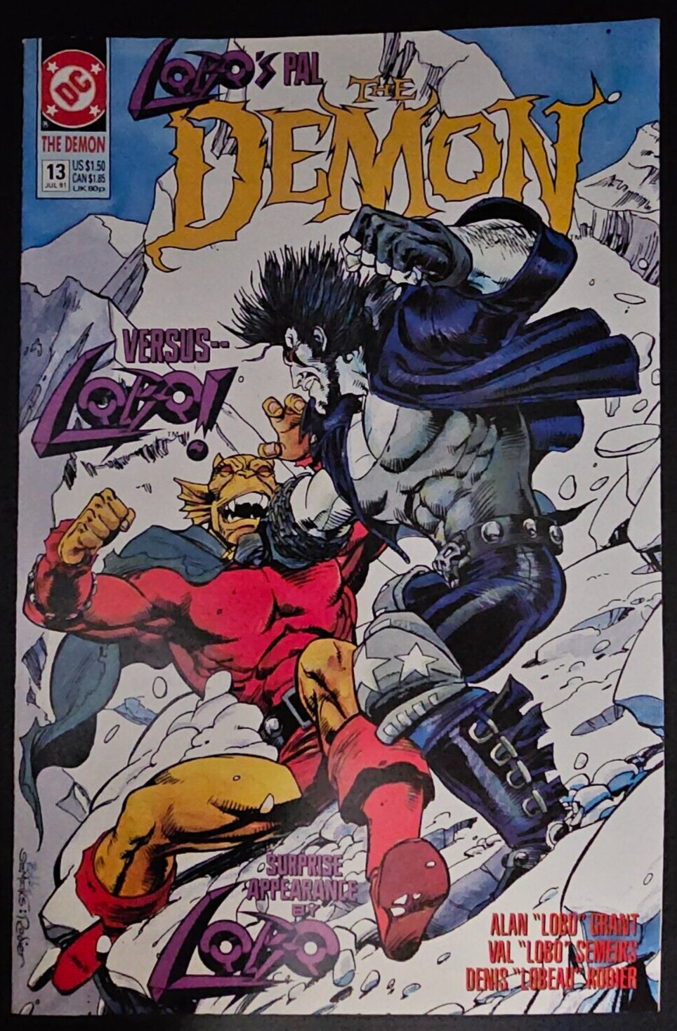 The Demon DC Comics 1991 Alan Grant Val Semeiks Jack Kirby No. 13 Etrigan RAW