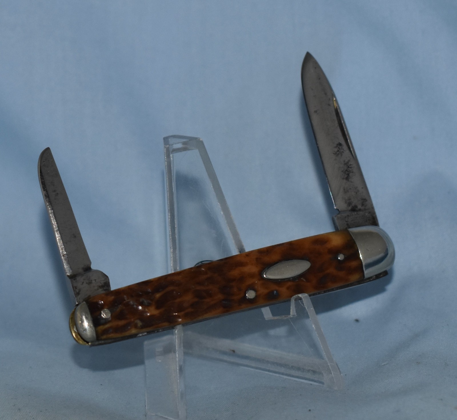 RARE VINTAGE CHALLENGE CUTLERY CO.  PEN KNIFE BRIDGEPORT  CONN. 1905-28 \