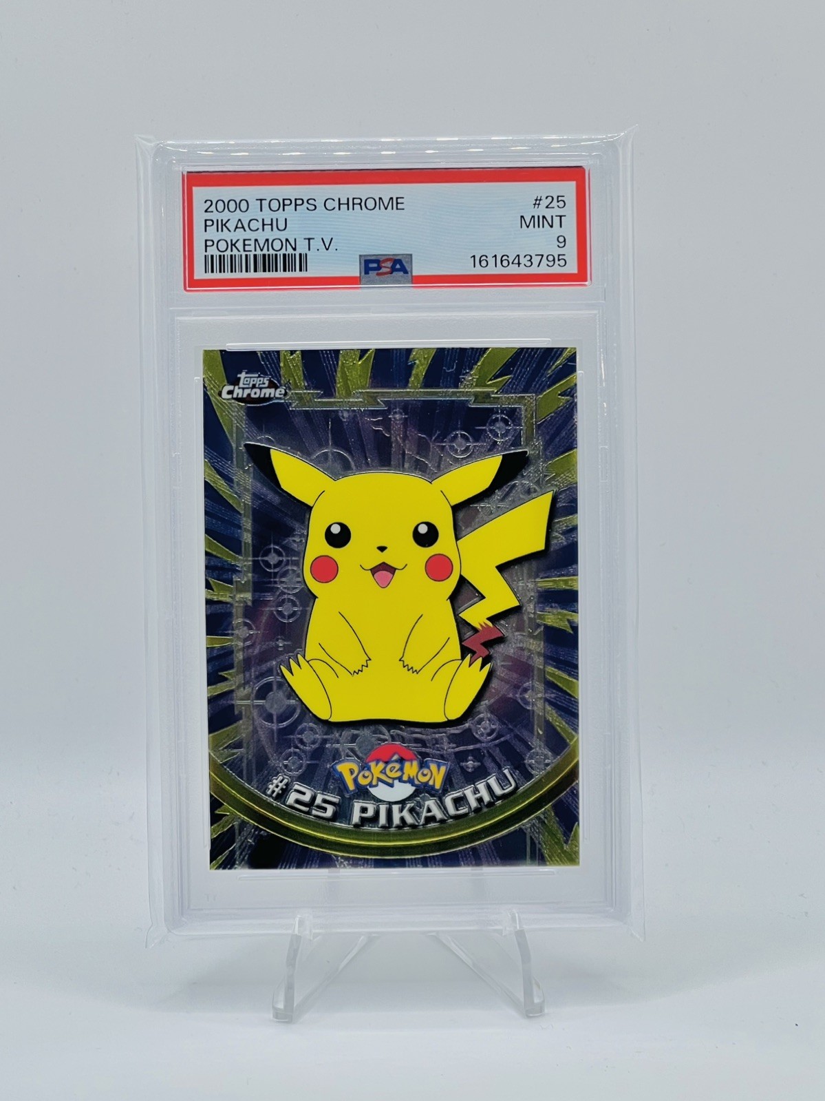2000 Topps Chrome - Pikachu - Pokémon T.V - PSA 9 2000 Topps Chrome - Pikachu - Pokémon T.V - PSA 9