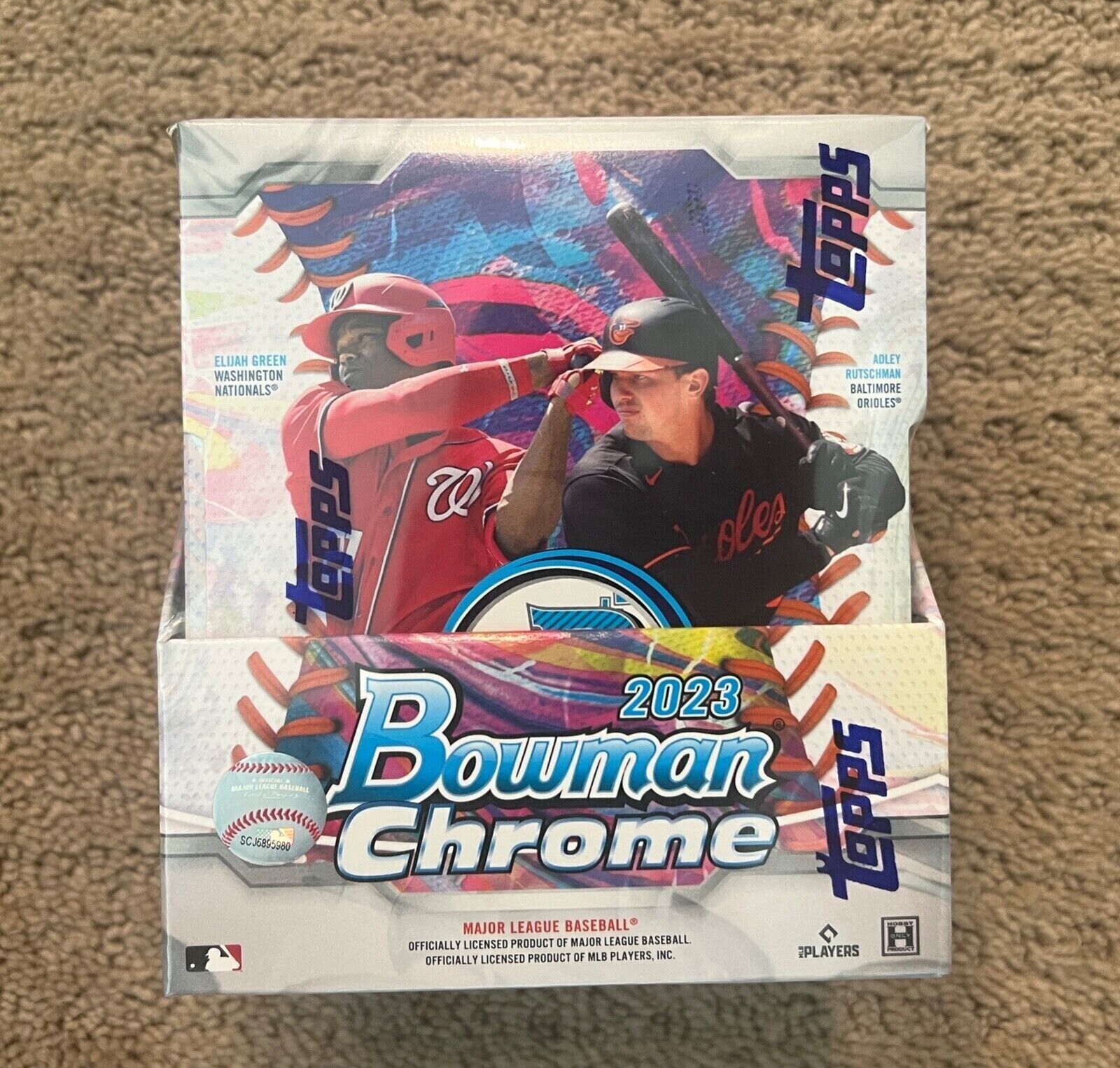 2023 Bowman Chrome Baseball HOBBY BOX Factory Sealed 2 Autos
