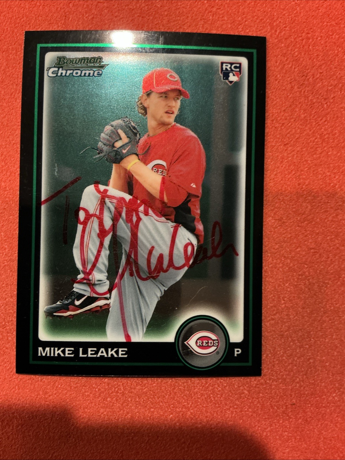 Mike Leake 🔥🔥MLB: 2010 Bowman Chrome🔥🔥Autograph 🔥🔥 Mike Leake 🔥🔥MLB: 2010 Bowman Chrome🔥🔥Autograph 🔥🔥