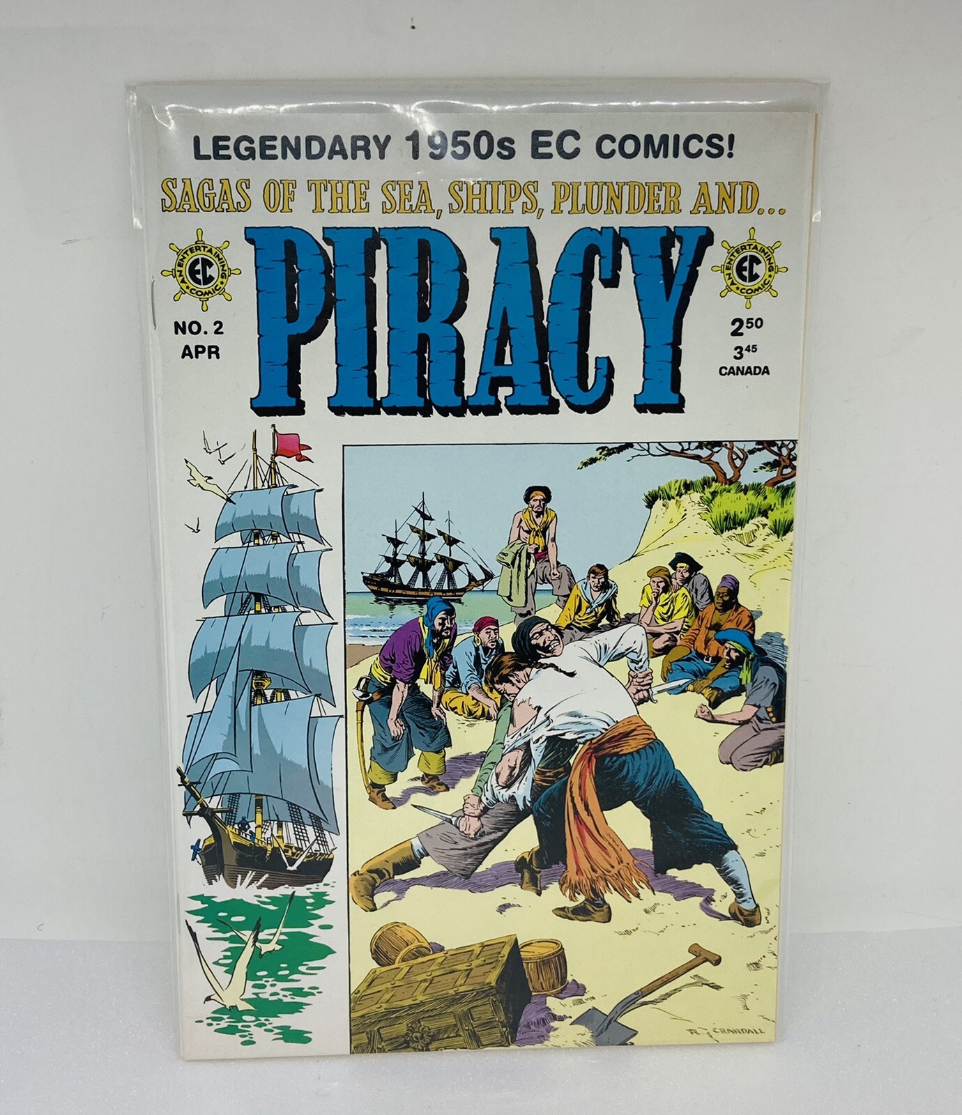 Piracy #2 Comic Book 1998- Gemstone EC Comics Crandall Art Pirates 2B