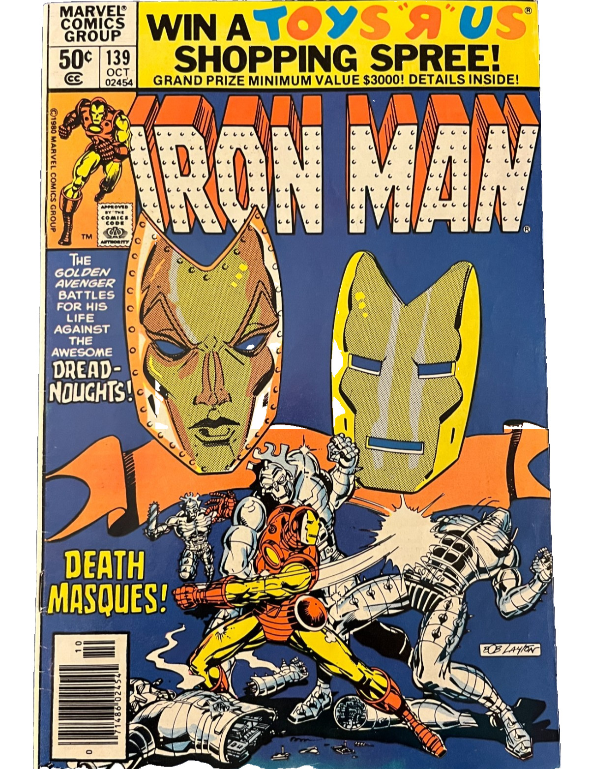IRON MAN #139 Oct 1980 MADAME MASQUE Newsstand Marvel FREE USPS SHIPPING (VF) IRON MAN #139 Oct 1980 MADAME MASQUE Newsstand Marvel FREE USPS SHIPPING (VF)