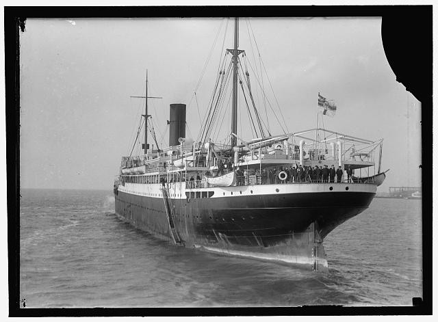 Photo:SS Appam British Ship Captured by Germans Interned in U.S. 1916