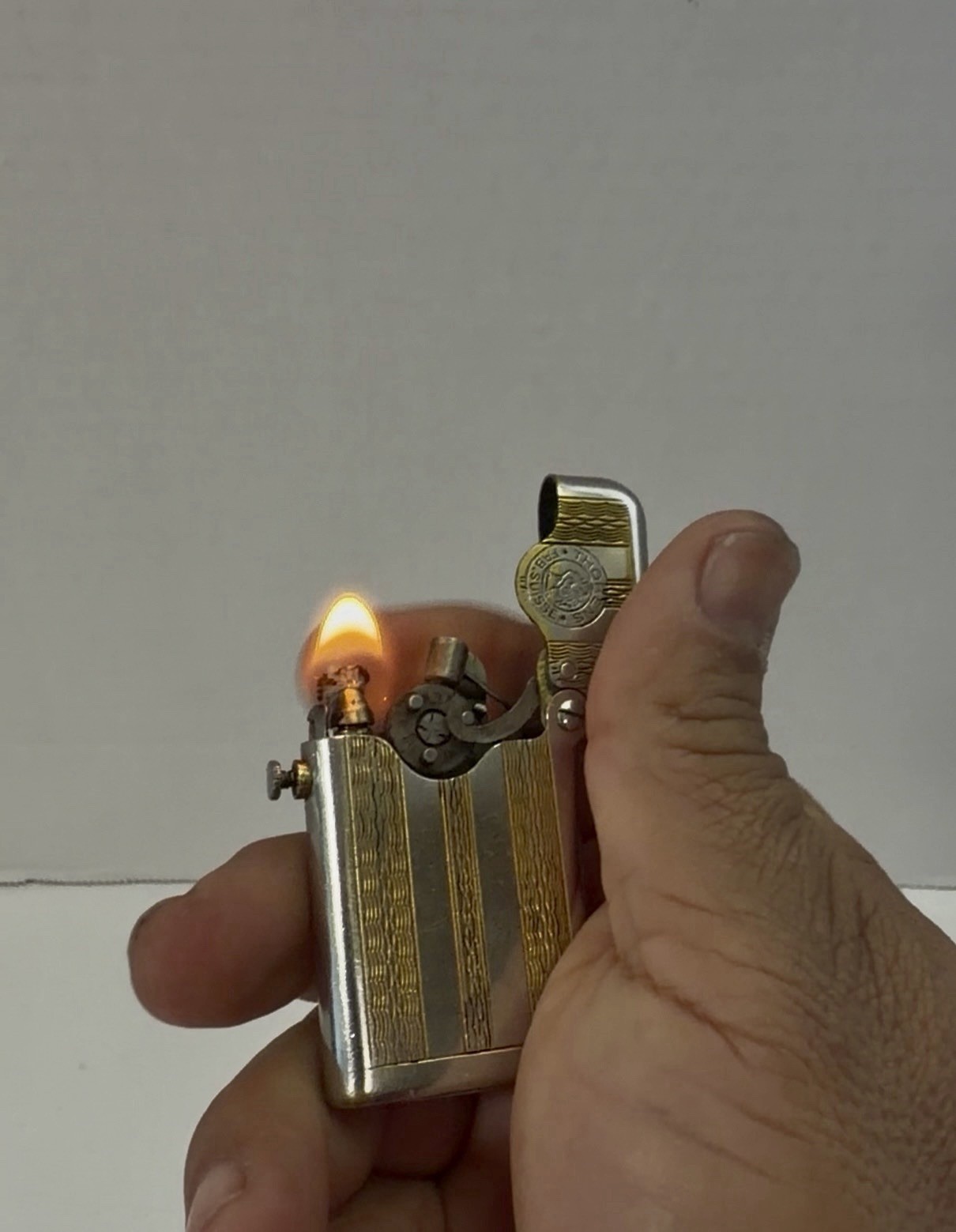 Vintage Thorens Single Claw Lighter – c. Late 1920s