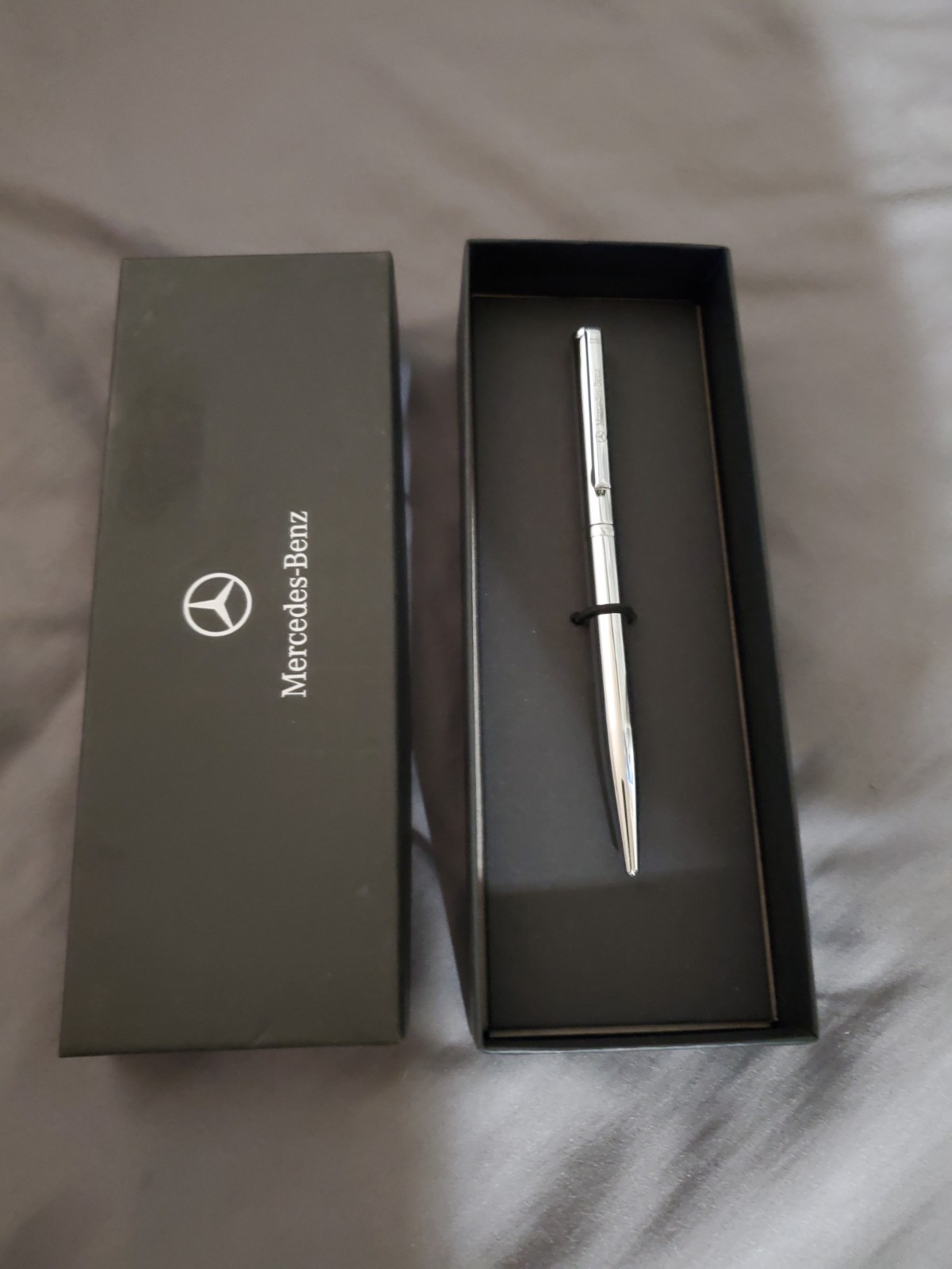 Official Mercedes-Benz Collection Ballpoint Pen Chrome Silver OEM B66954197 Official Mercedes-Benz Collection Ballpoint Pen Chrome Silver OEM B66954197
