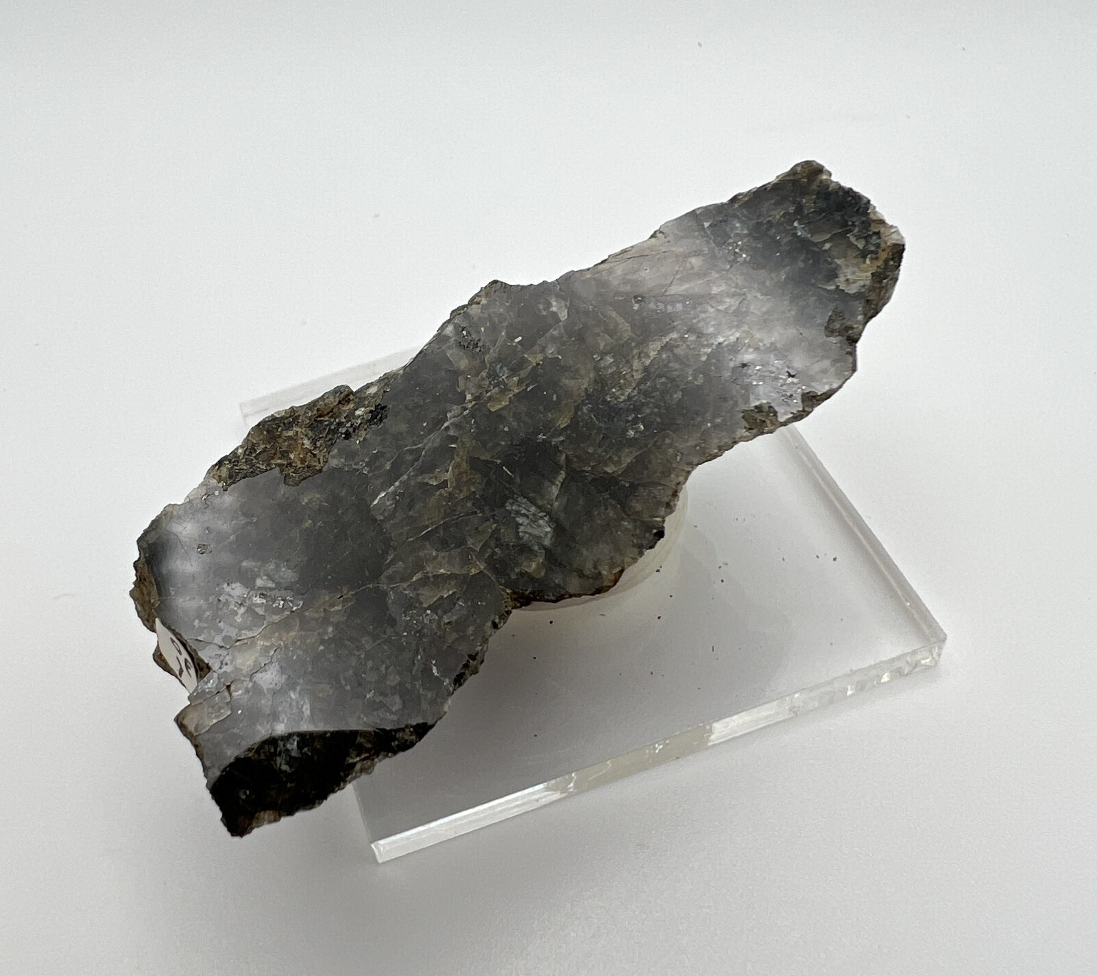 Polished Sphalerite from Santander, Spain, Old Lesnicks Label Polished Sphalerite from Santander, Spain, Old Lesnicks Label
