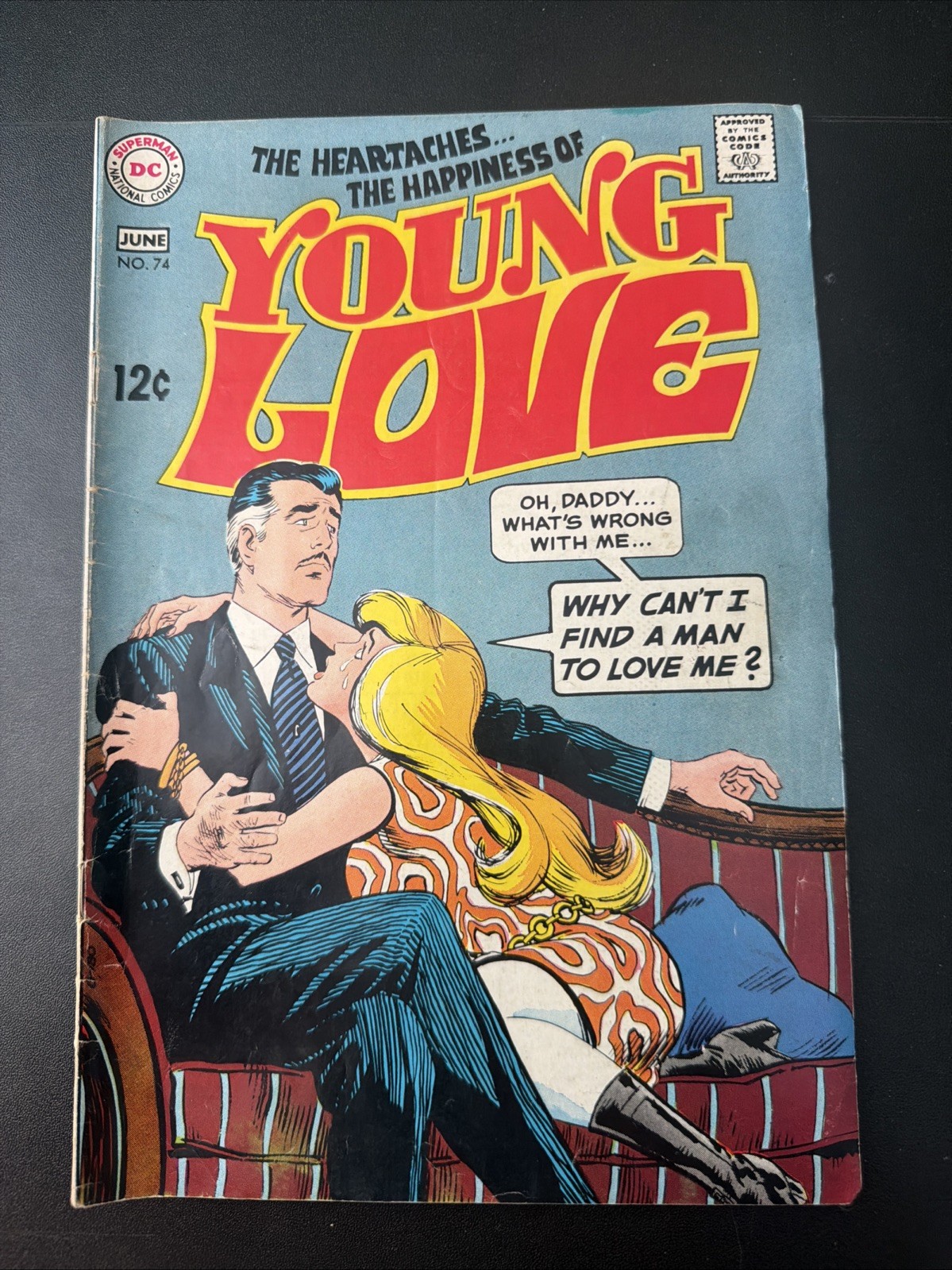 1969 DC Young Love #74 Comic Book /B199 1969 DC Young Love #74 Comic Book /B199