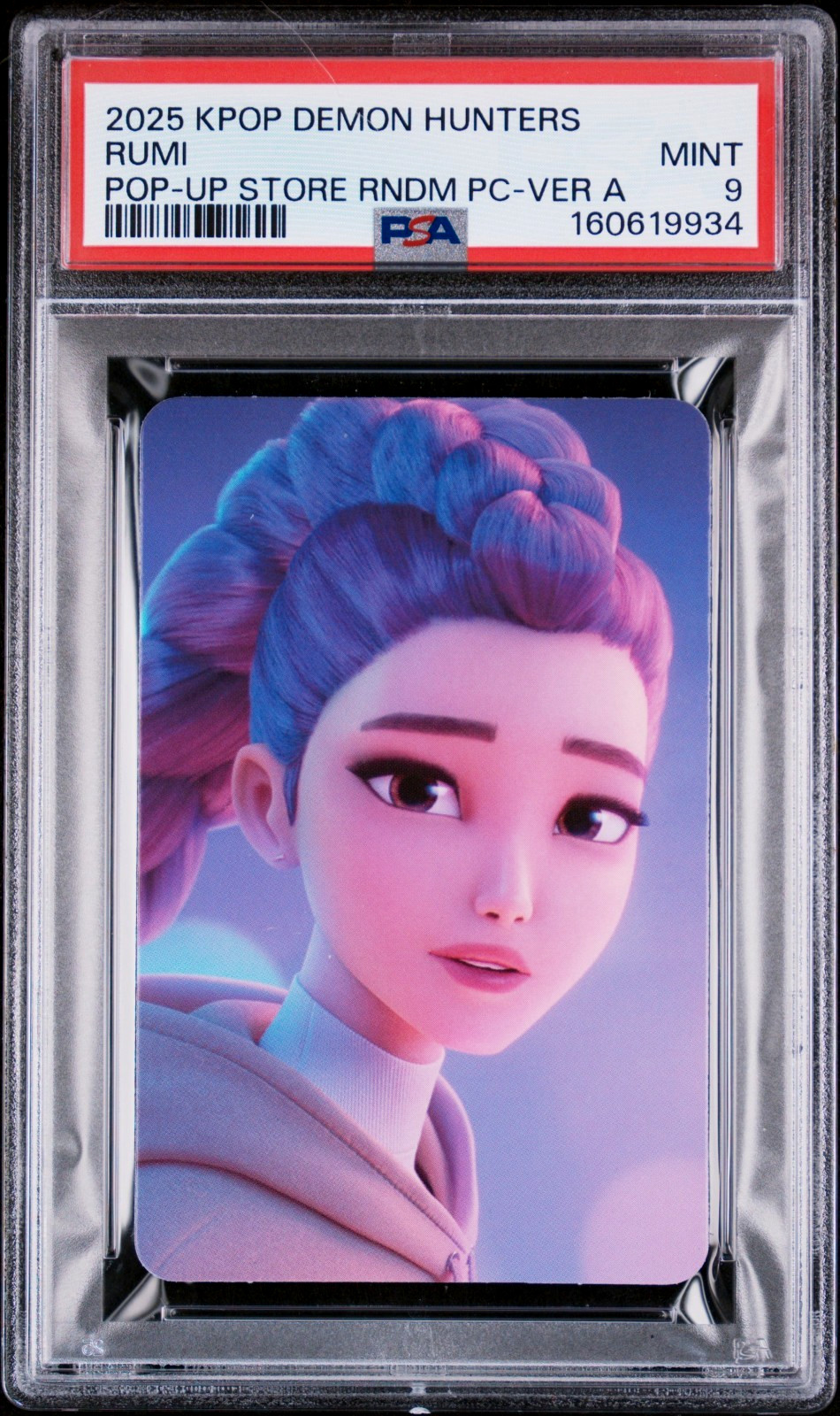 Rumi 2025 K-Pop Demon Hunters Seoul Pop-Up Store Version A PSA 9 Mint Pop 1 Rumi 2025 K-Pop Demon Hunters Seoul Pop-Up Store Version A PSA 9 Mint Pop 1
