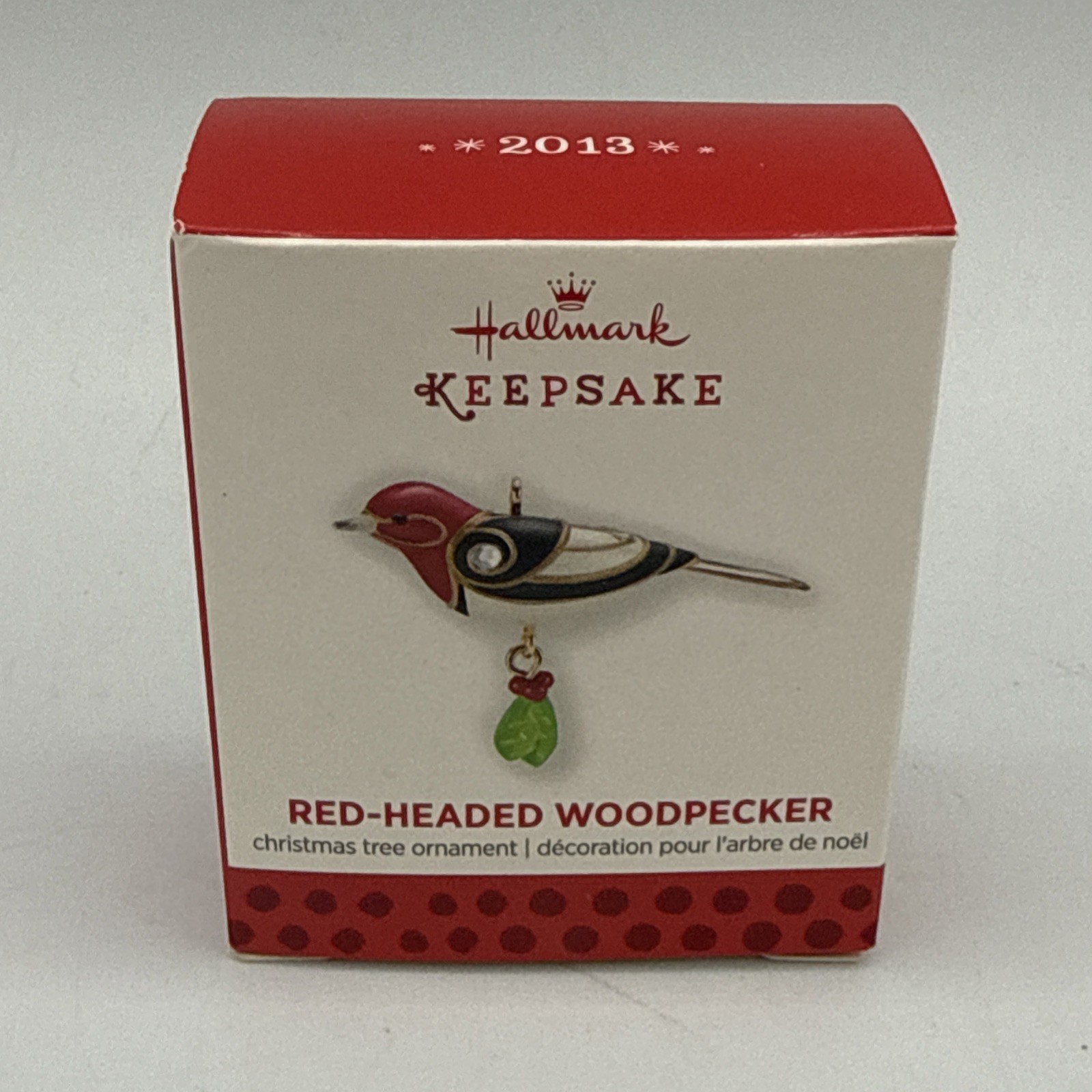 2013 Hallmark Miniature Red-Headed Woodpecker Beauty of Birds 2013 Hallmark Miniature Red-Headed Woodpecker Beauty of Birds