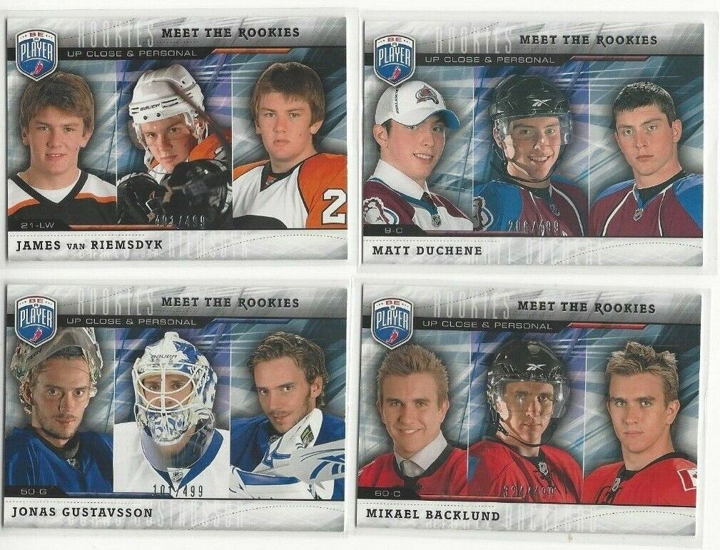  2009-10 Be A Player Meet The Rookies #MR2 Victor Hedman Tampa Bay 123/499