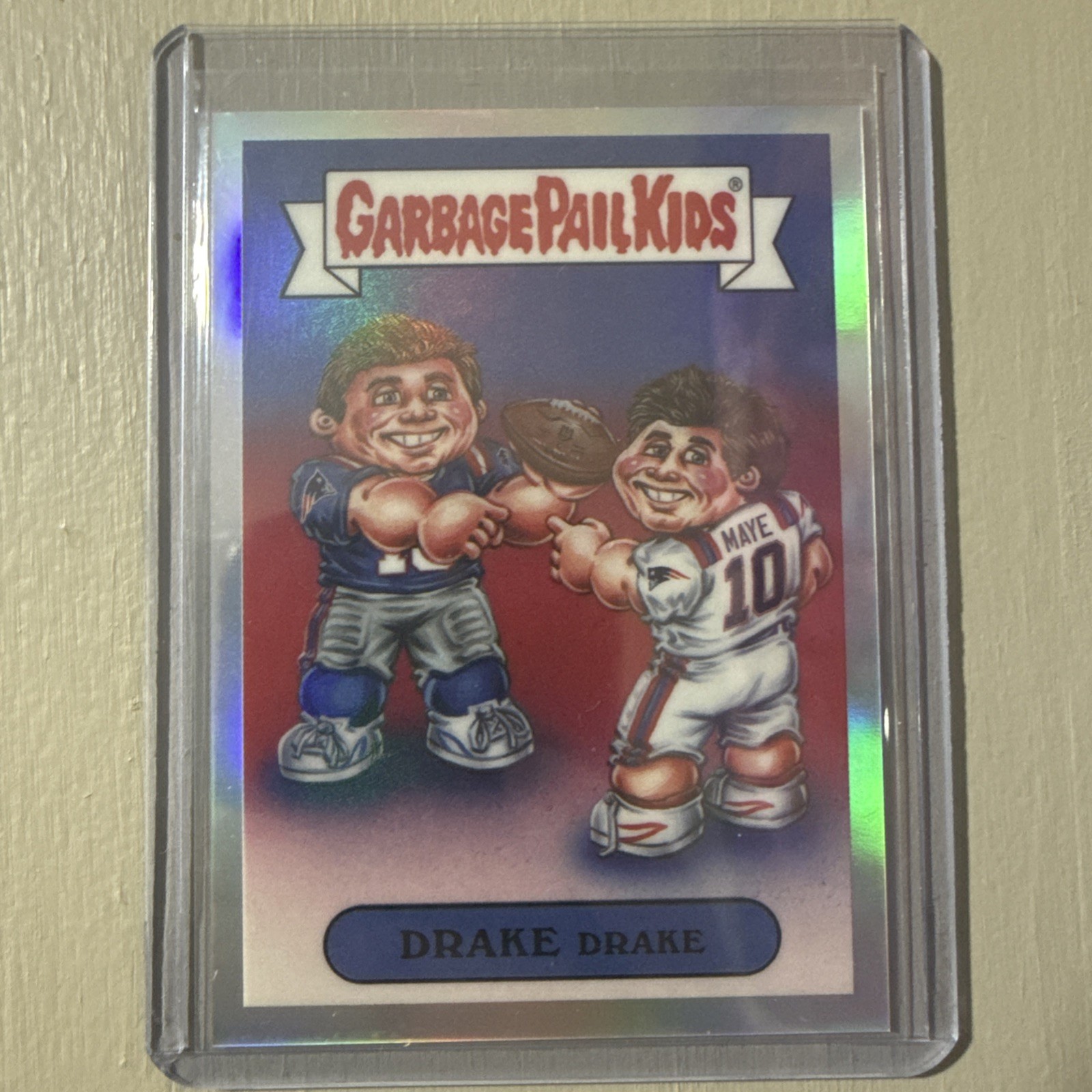 2026 Bowman Football Garbage Pail Kids “Drake Drake” Drake Maye PATRIOTS SSP