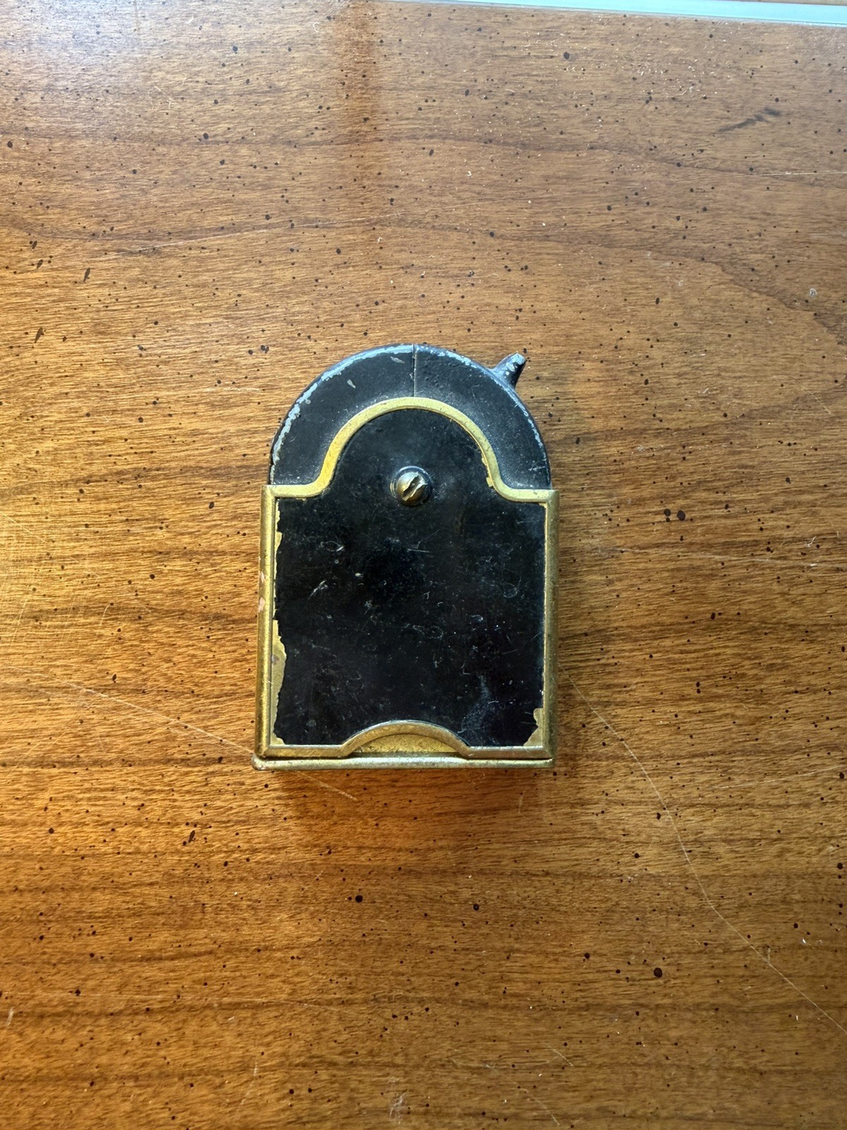 Rare 1930's Art Deco Enamel Negbaur Dome Liter Petrol Lighter USA *Parts/Repair Rare 1930's Art Deco Enamel Negbaur Dome Liter Petrol Lighter USA *Parts/Repair