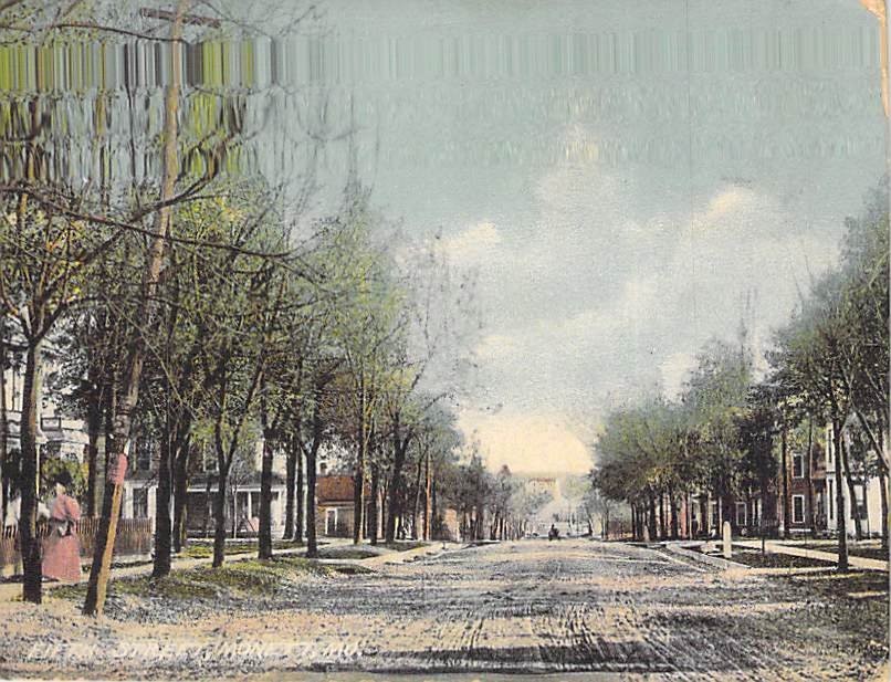 Monett Missouri Street View Houses Postcard Monett Missouri Street View Houses Postcard